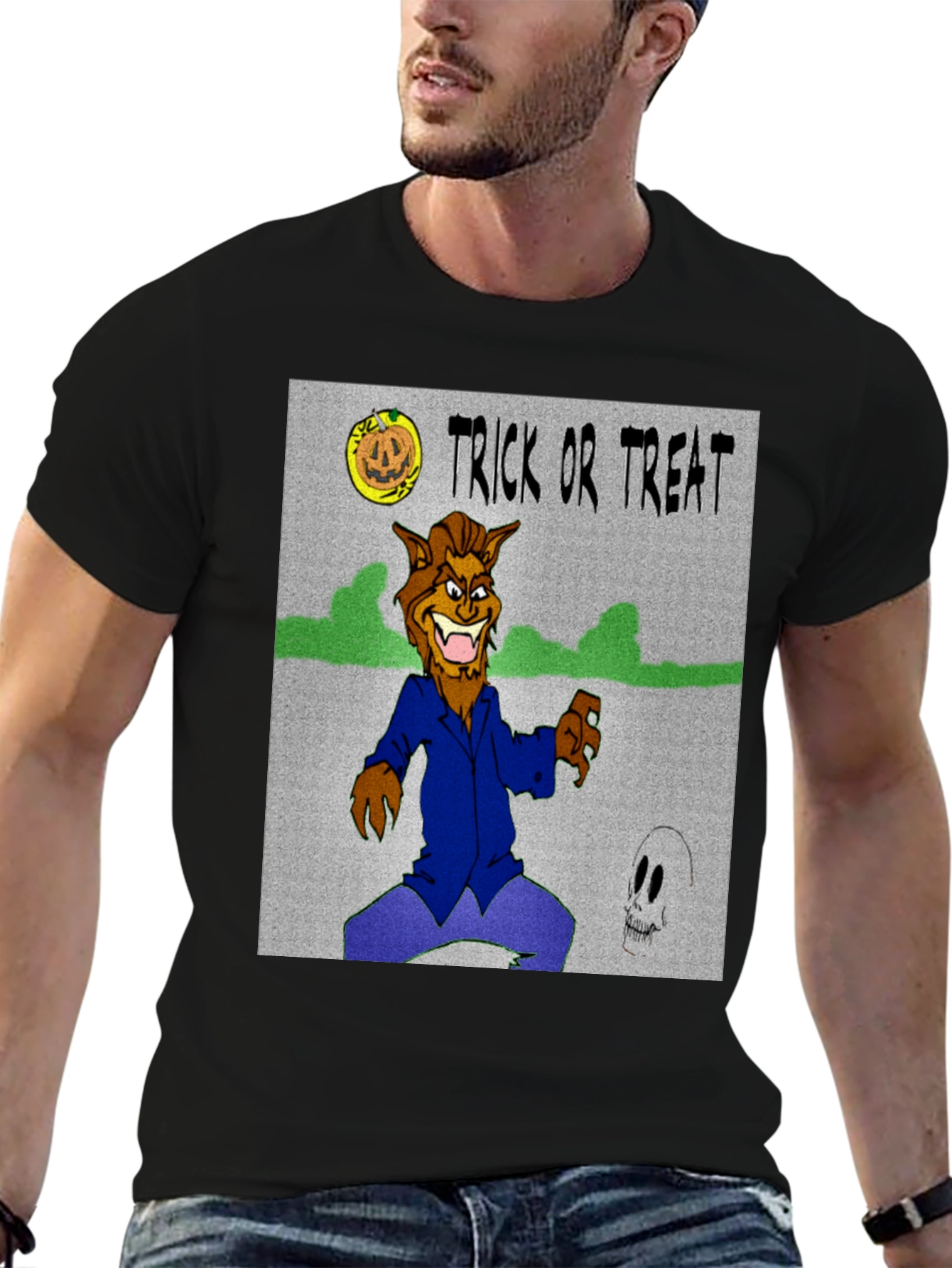 Halloween Trick or Treat Werewolf T-Shirt