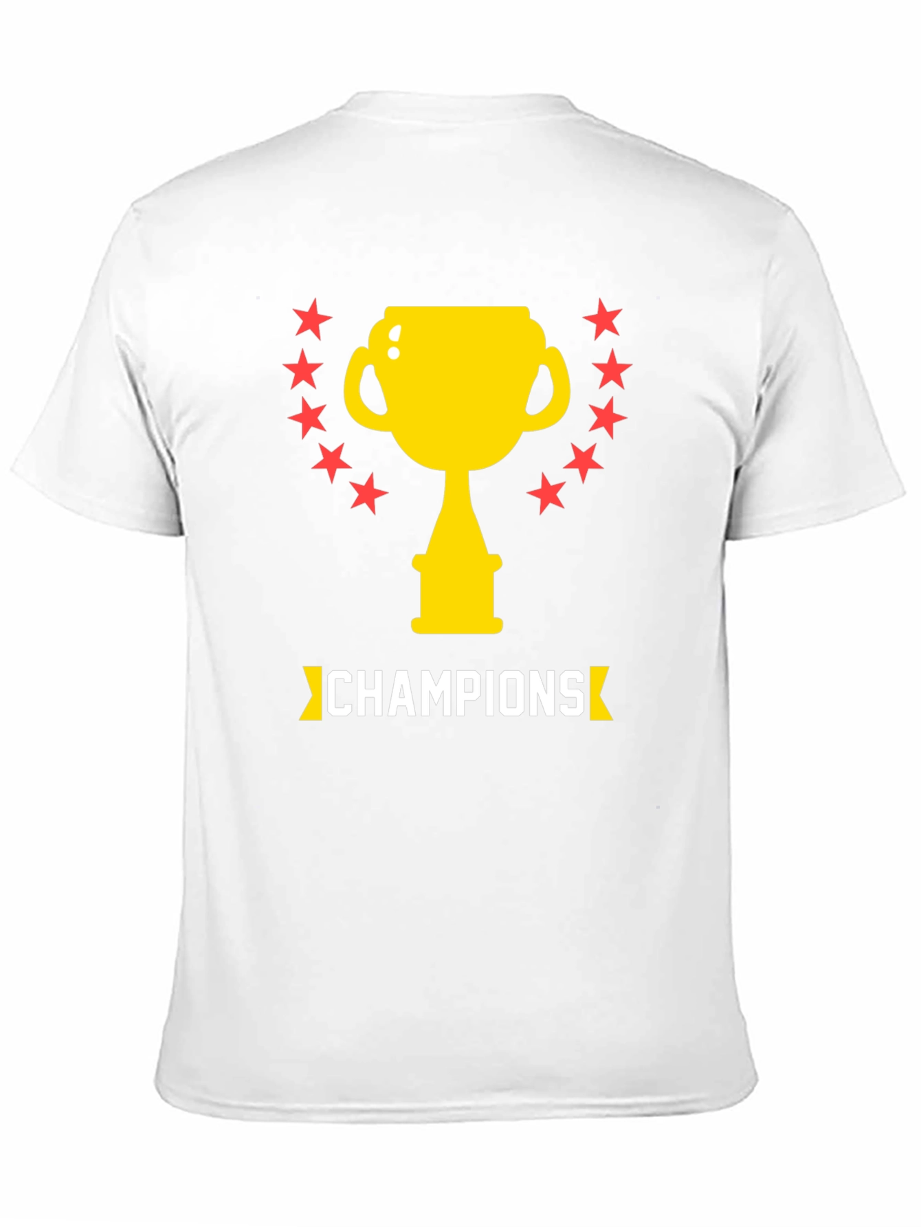 Champions Graphic Tee - Trophy & Stars Design