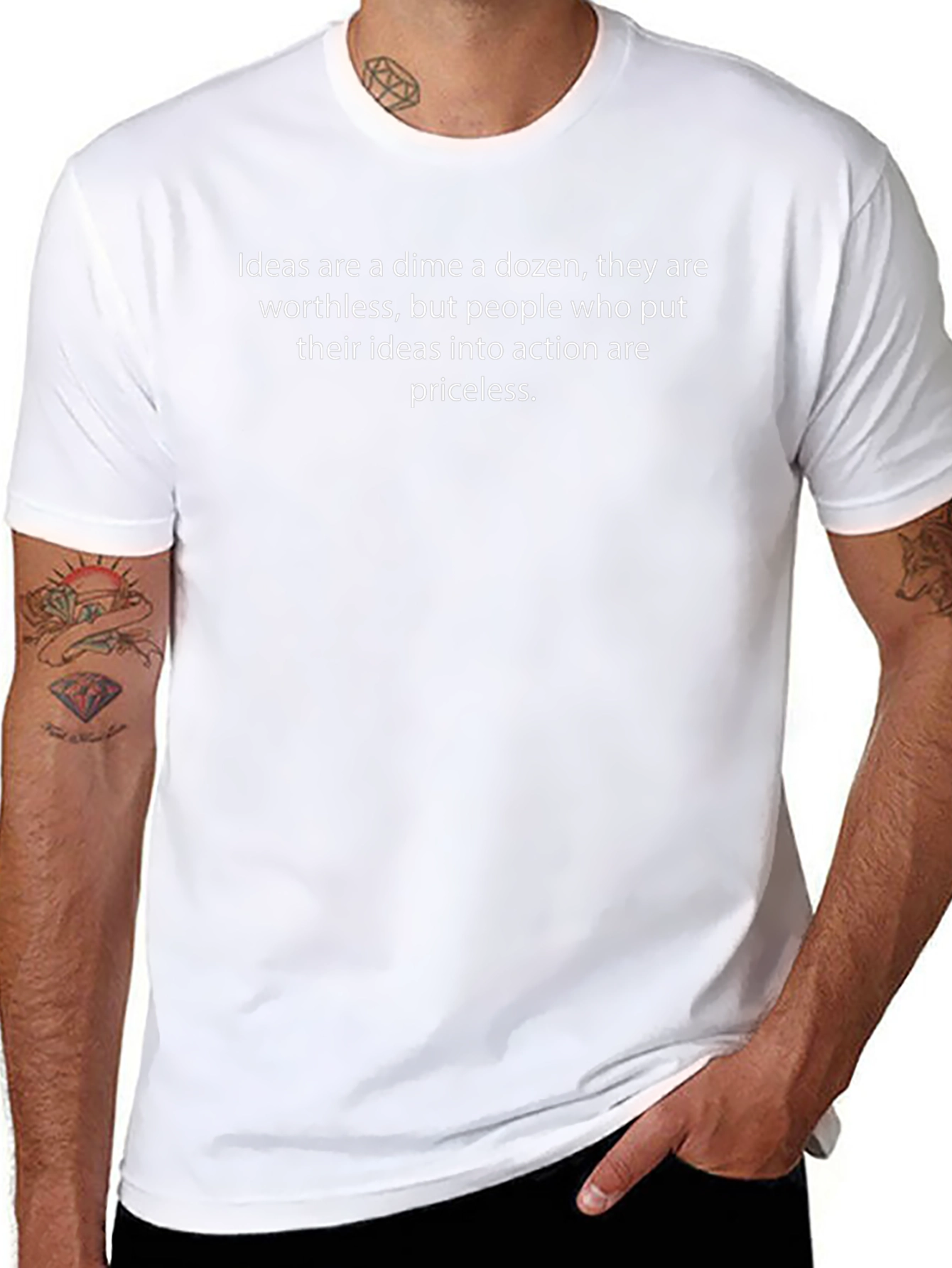 Ideas are Priceless Black T-Shirt
