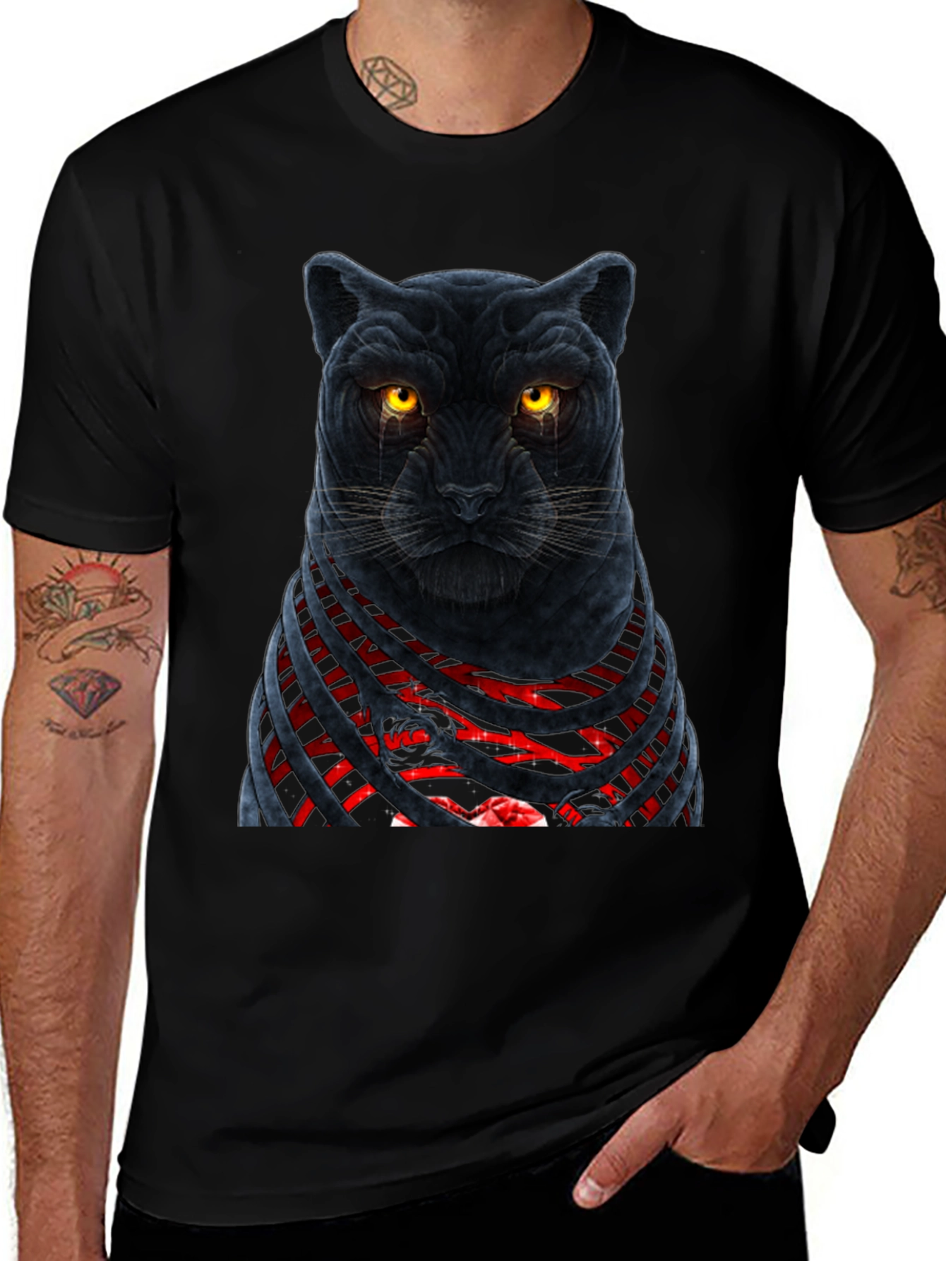 Black Panther Graphic Tee - Unique Design