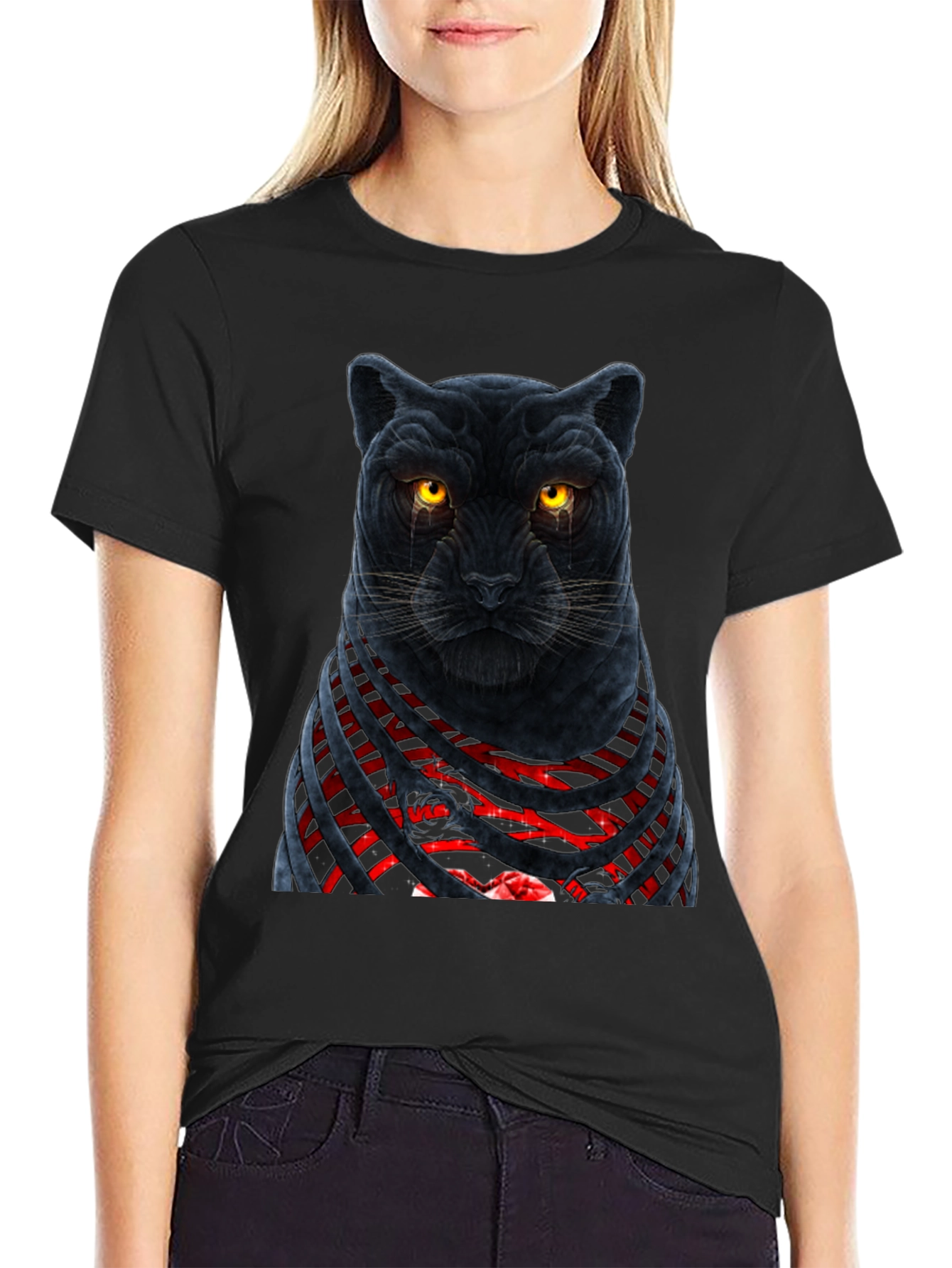 Black Panther Graphic Tee - Unique Design