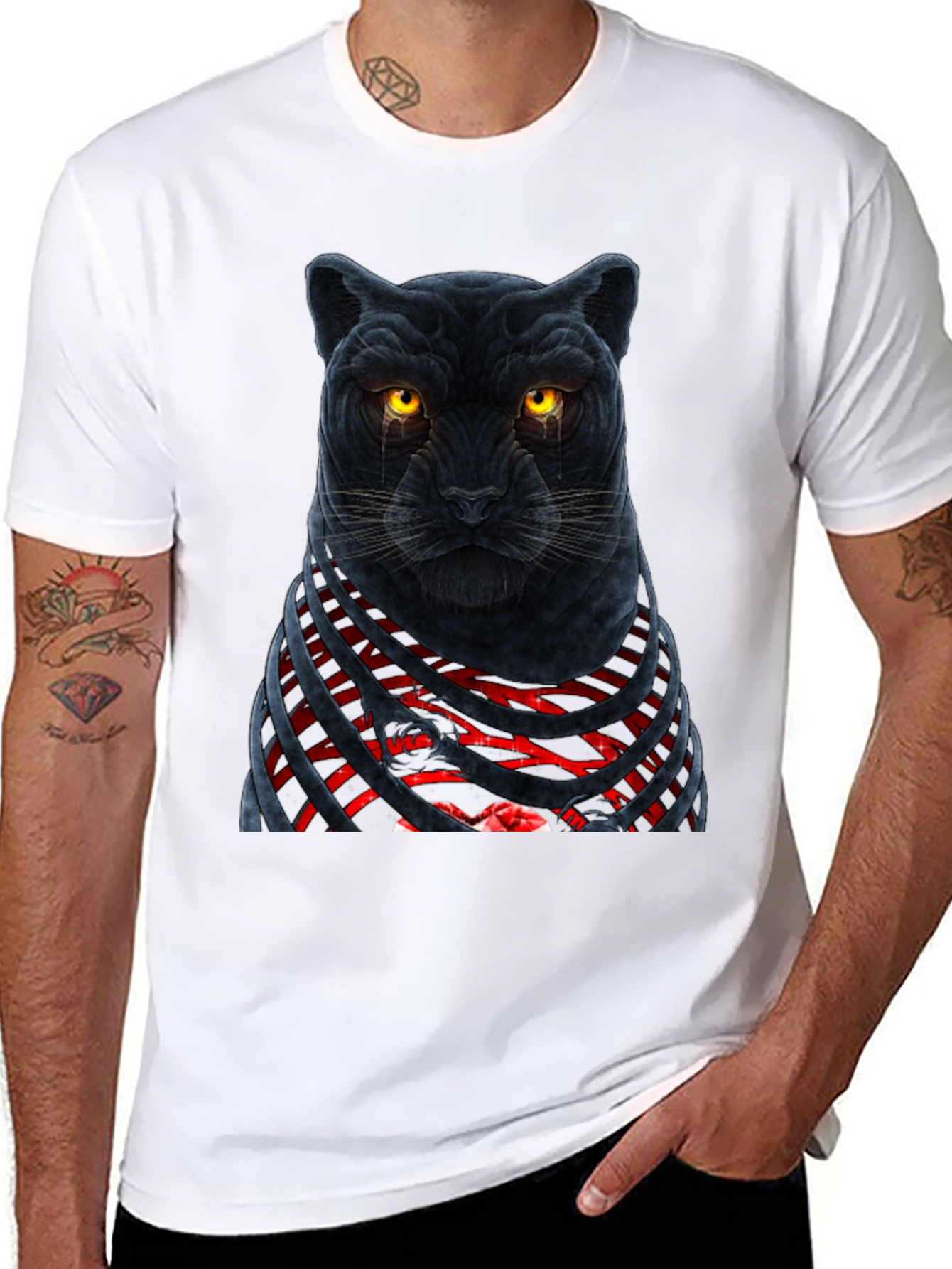 Black Panther Graphic Tee - Unique Design