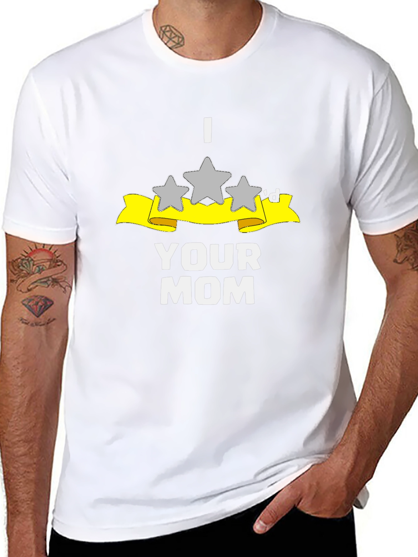 I Three Stard Your Mom Funny T-Shirt