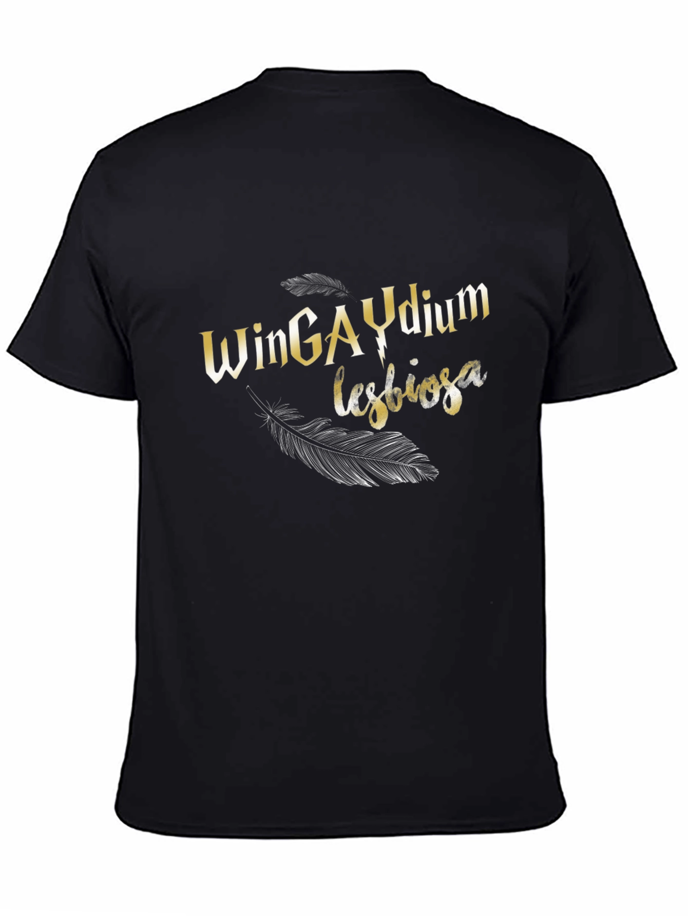 Wingaydium Lesbiosa T-Shirt - Harry Potter LGBT Pride