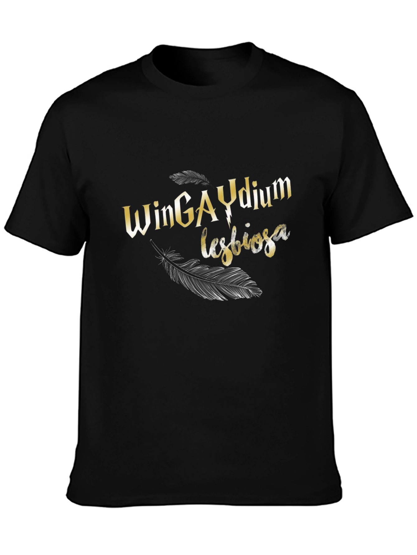Wingaydium Lesbiosa T-Shirt - Harry Potter LGBT Pride