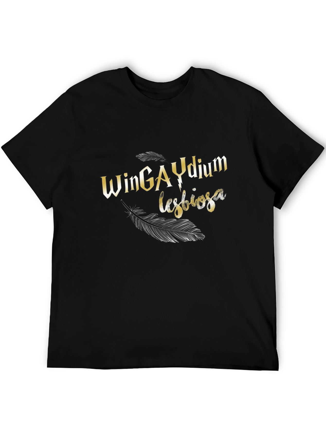 Wingaydium Lesbiosa T-Shirt - Harry Potter LGBT Pride