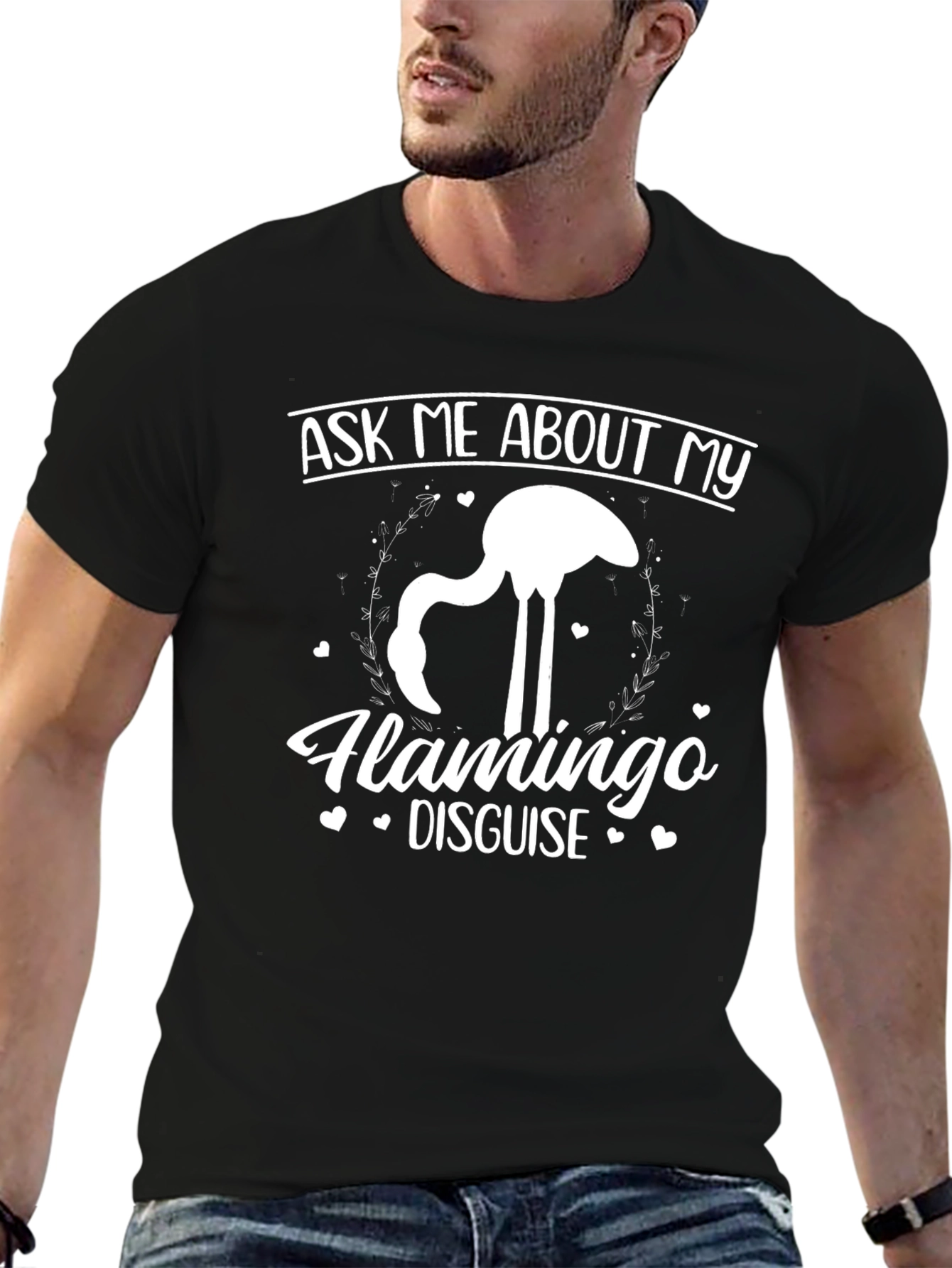 Ask Me About My Flamingo Disguise T-Shirt