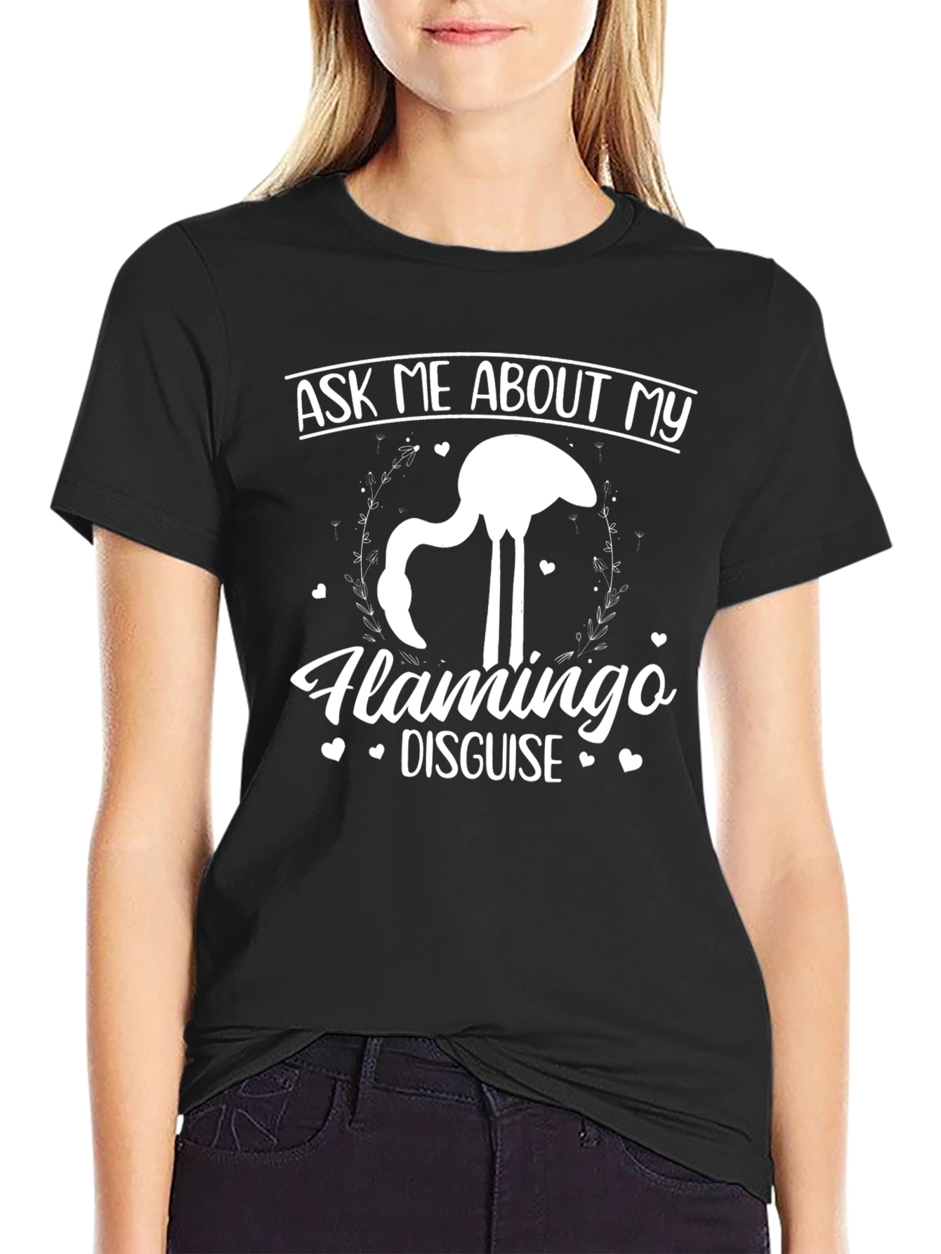 Ask Me About My Flamingo Disguise T-Shirt