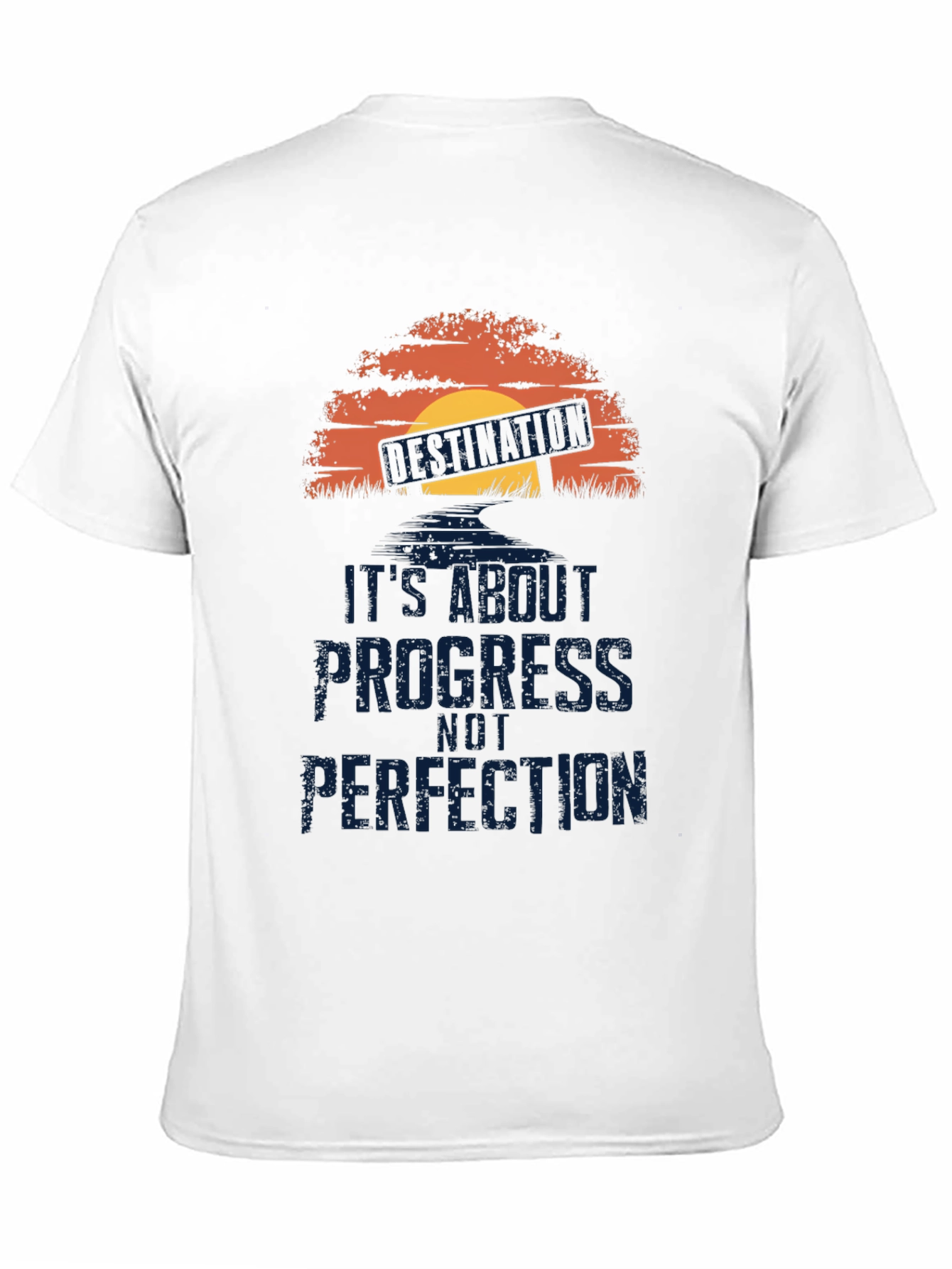 Progress Not Perfection T-Shirt - Motivational Graphic Tee