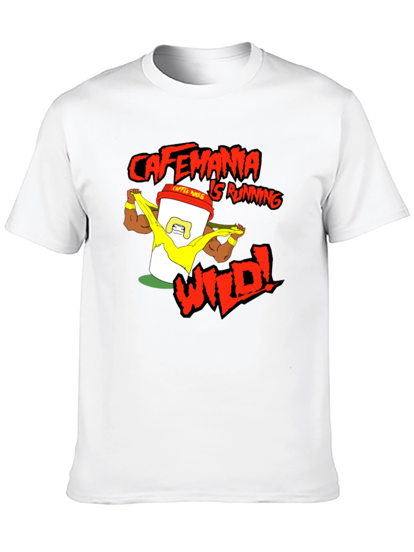 Cafemania Wild Black T-Shirt