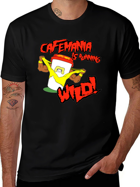 Cafemania Wild Black T-Shirt