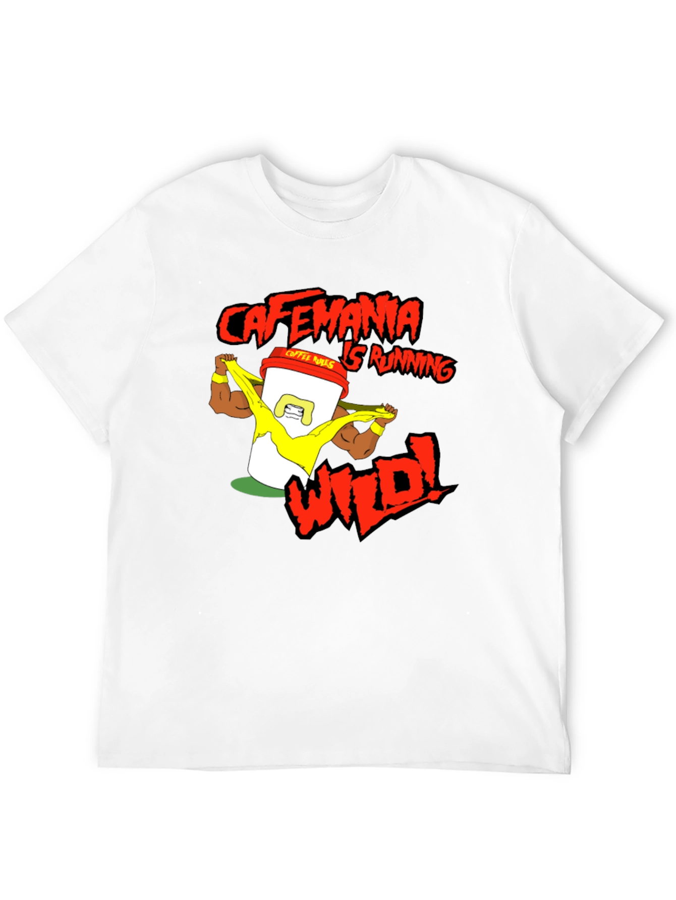 Cafemania Wild Black T-Shirt