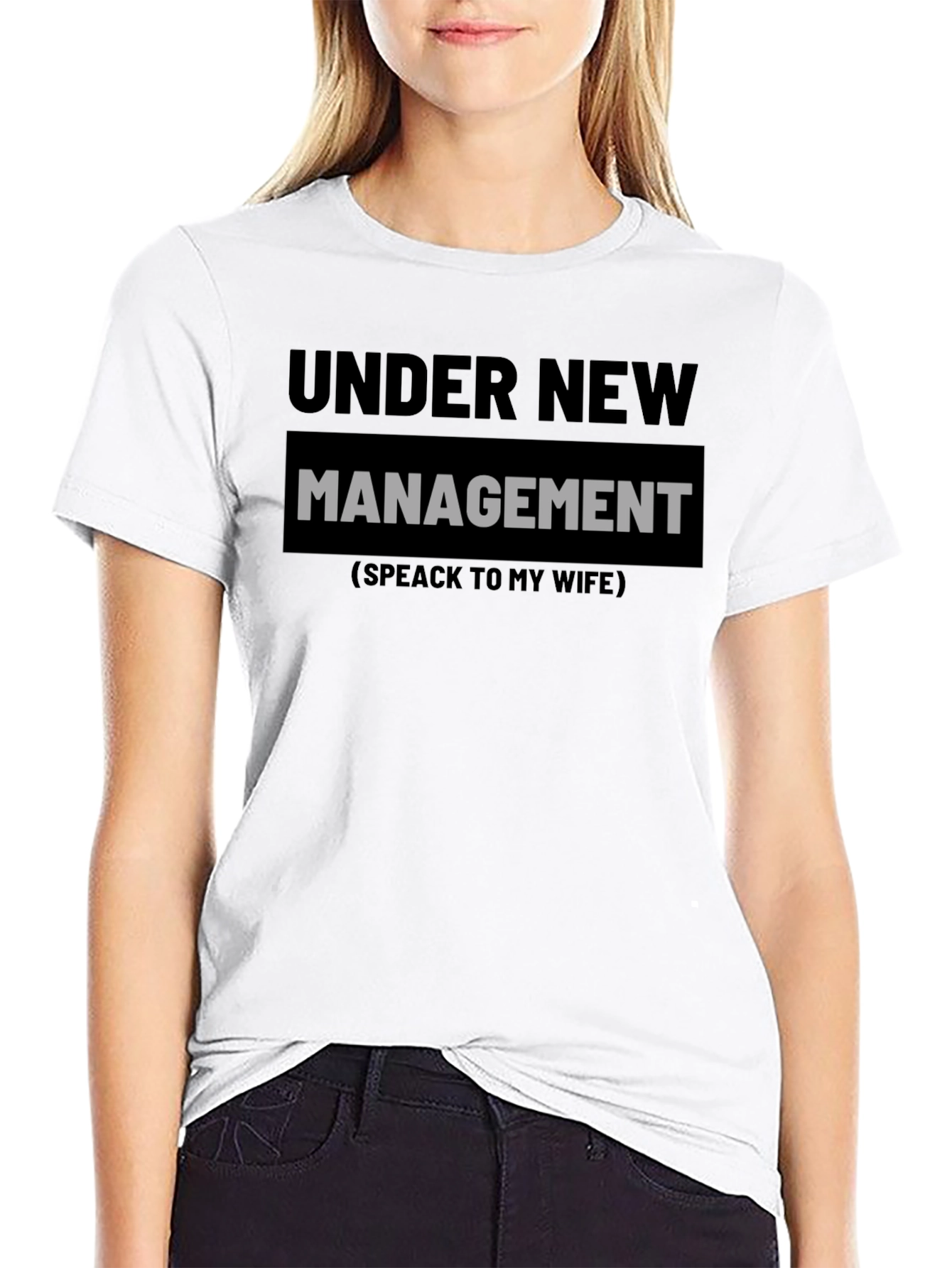 Under New Management Mens Graphic T-Shirt