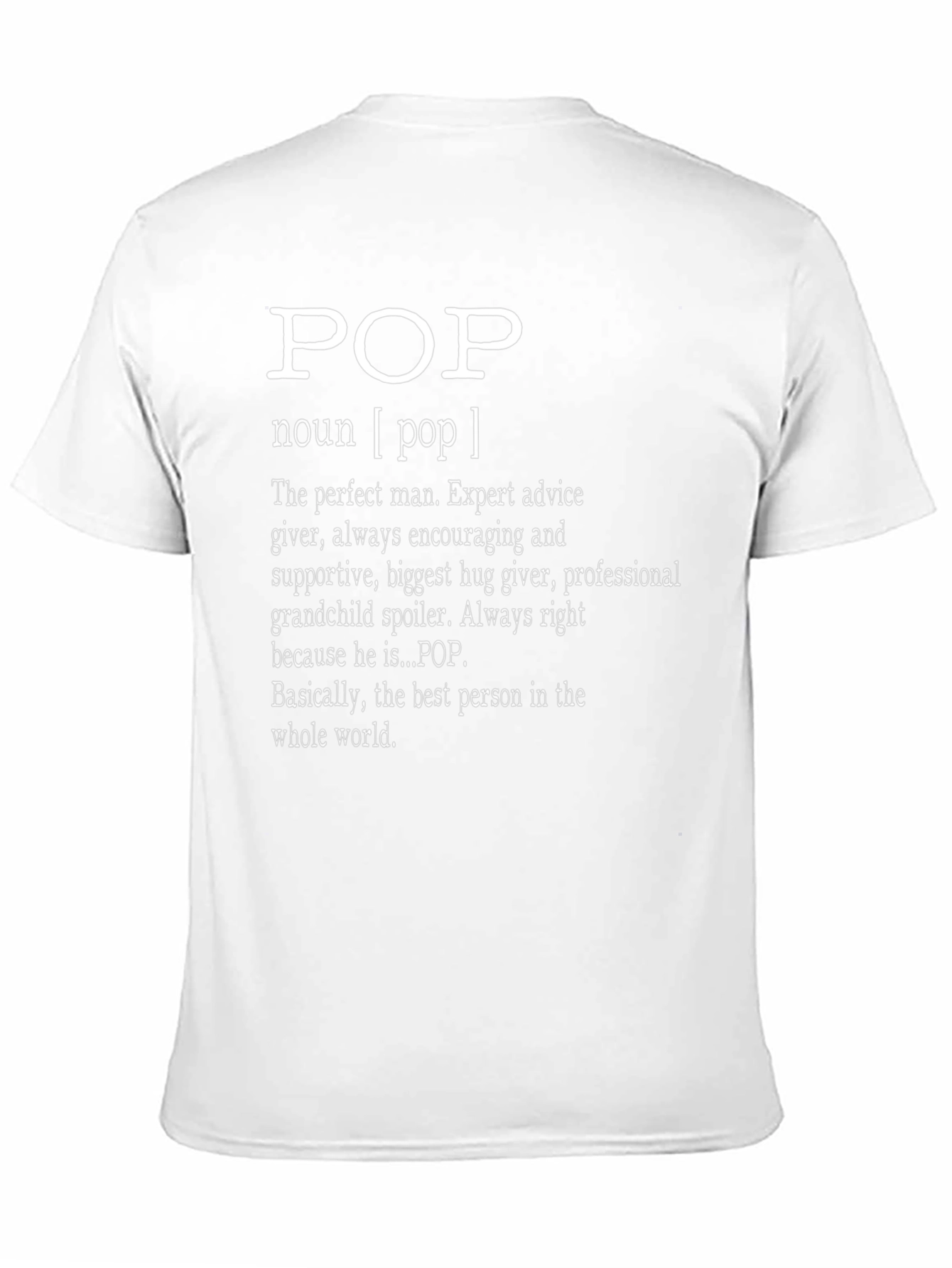 POP Definition T-Shirt - Perfect Gift for Grandfathers