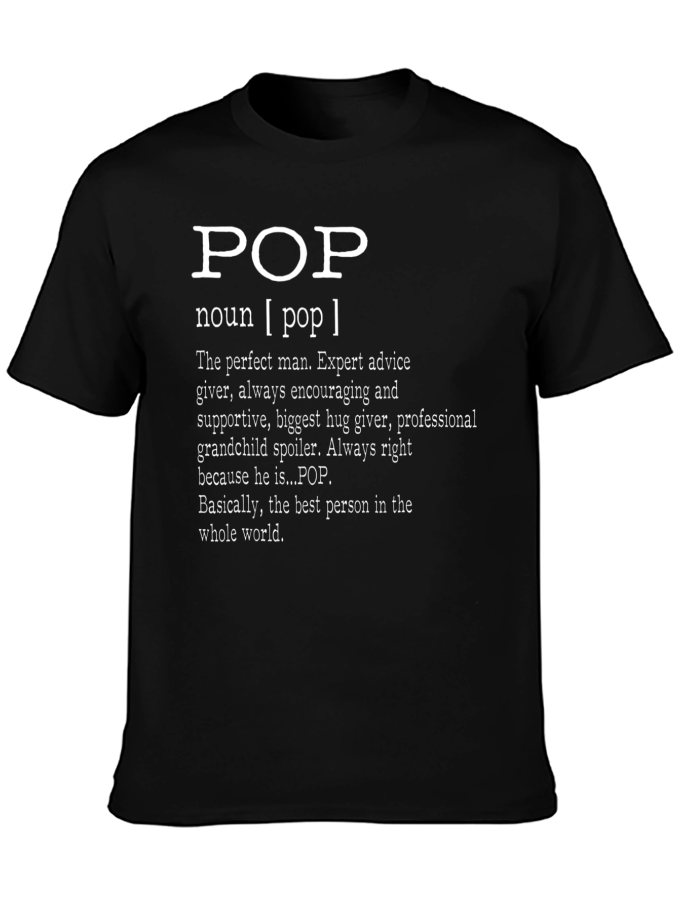 POP Definition T-Shirt - Perfect Gift for Grandfathers