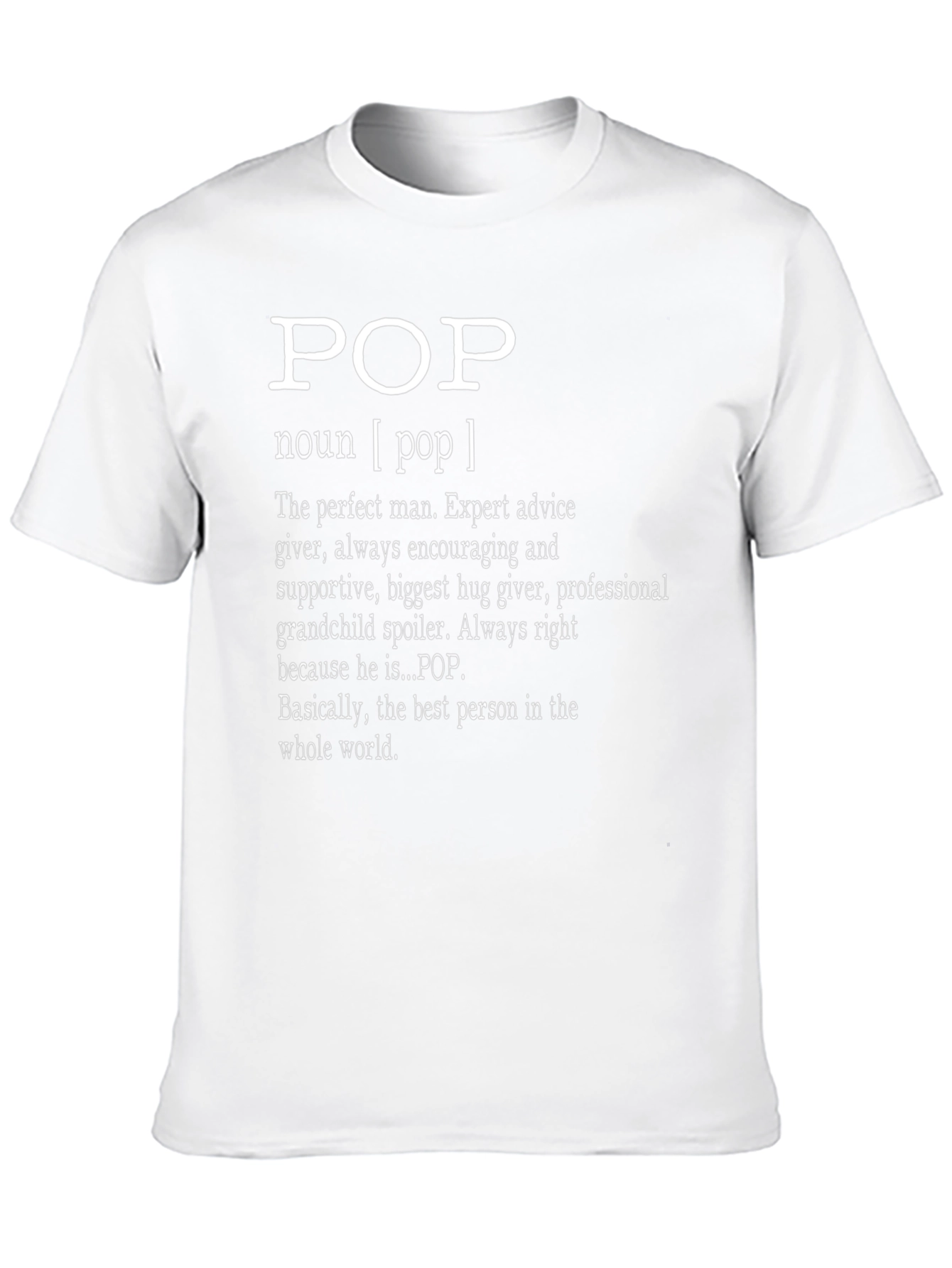 POP Definition T-Shirt - Perfect Gift for Grandfathers
