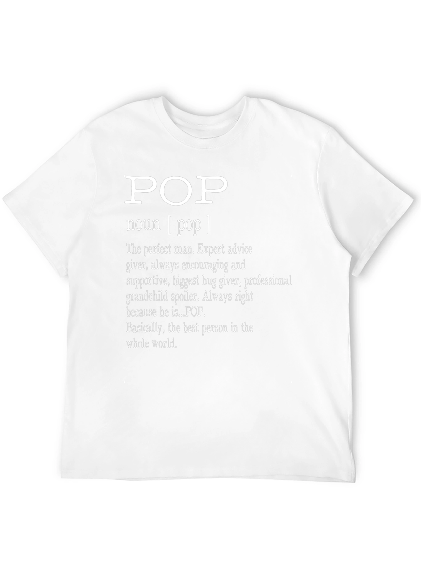 POP Definition T-Shirt - Perfect Gift for Grandfathers