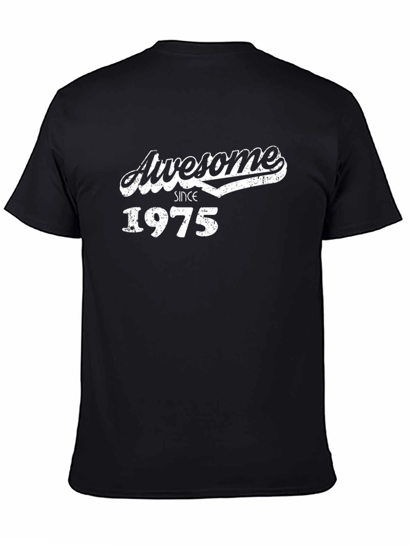 Awesome Since 1975 Black T-Shirt