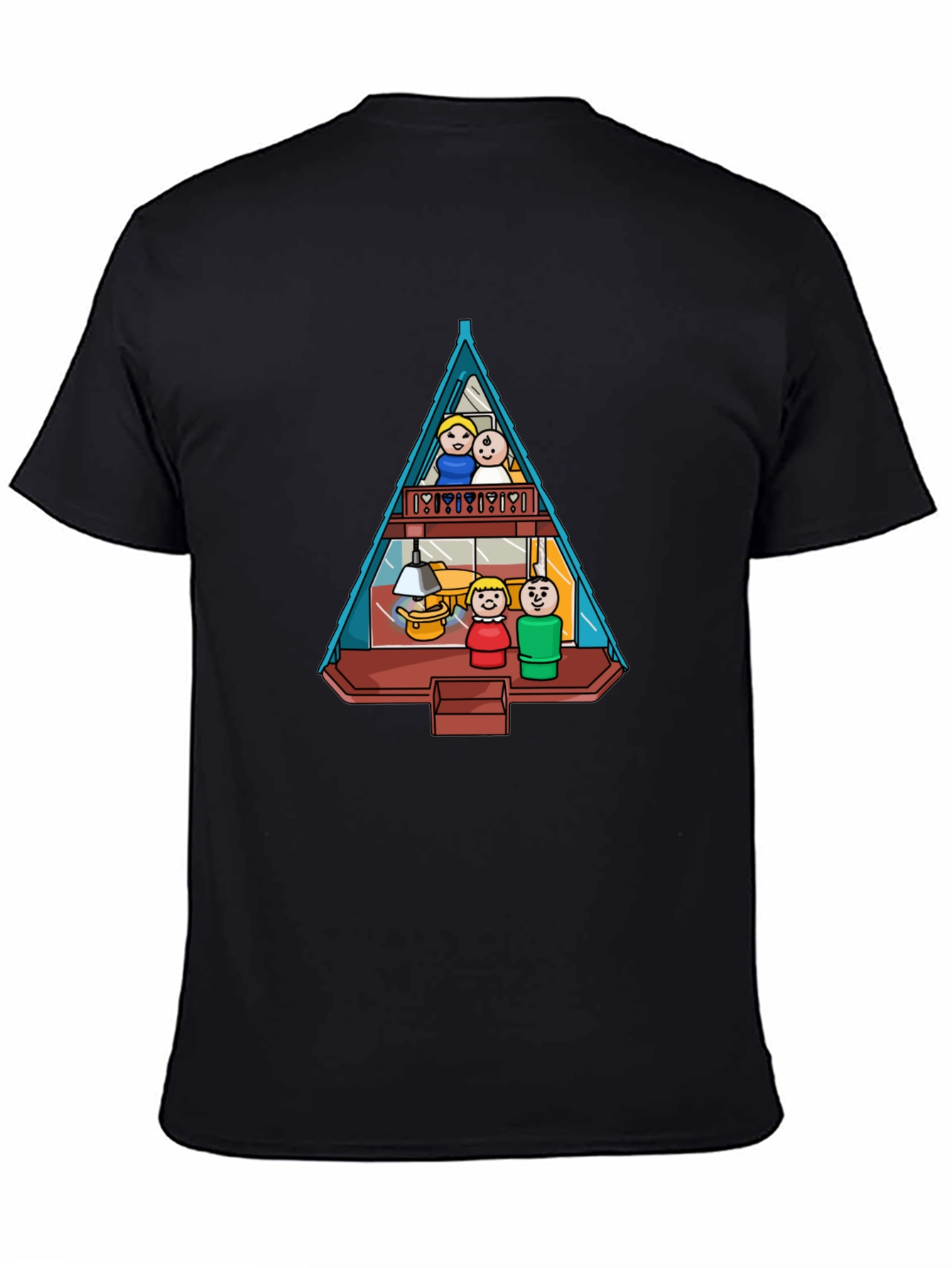 A-Frame House Family Graphic Tee