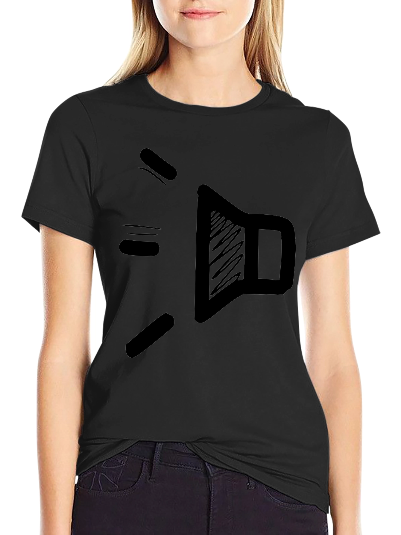 Speaker Graphic Black T-Shirt