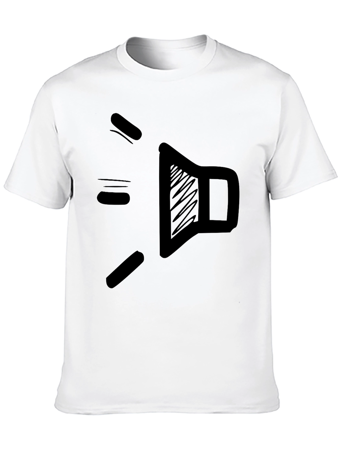 Speaker Graphic Black T-Shirt