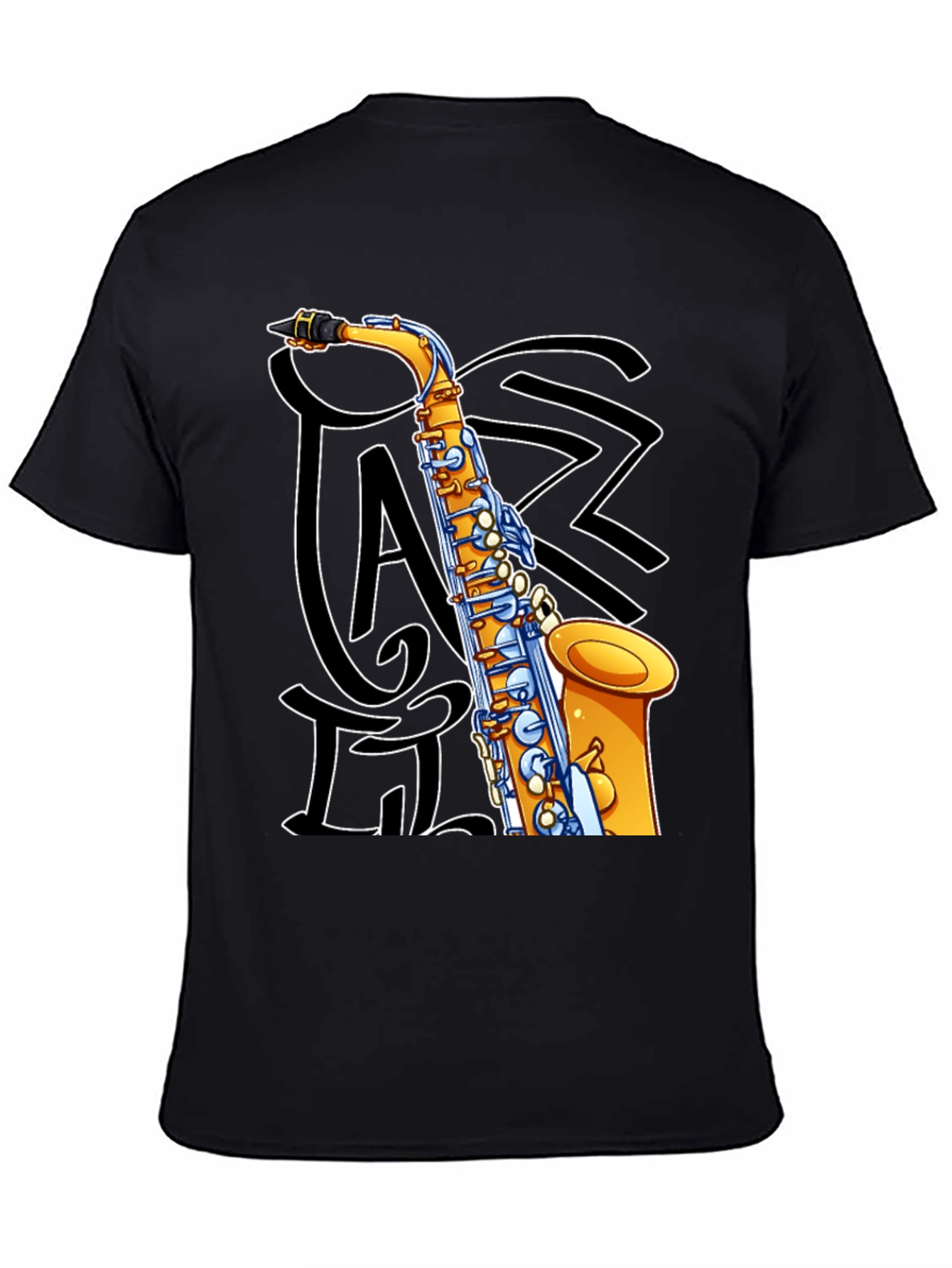 Jazz Saxophone Graphic T-Shirt