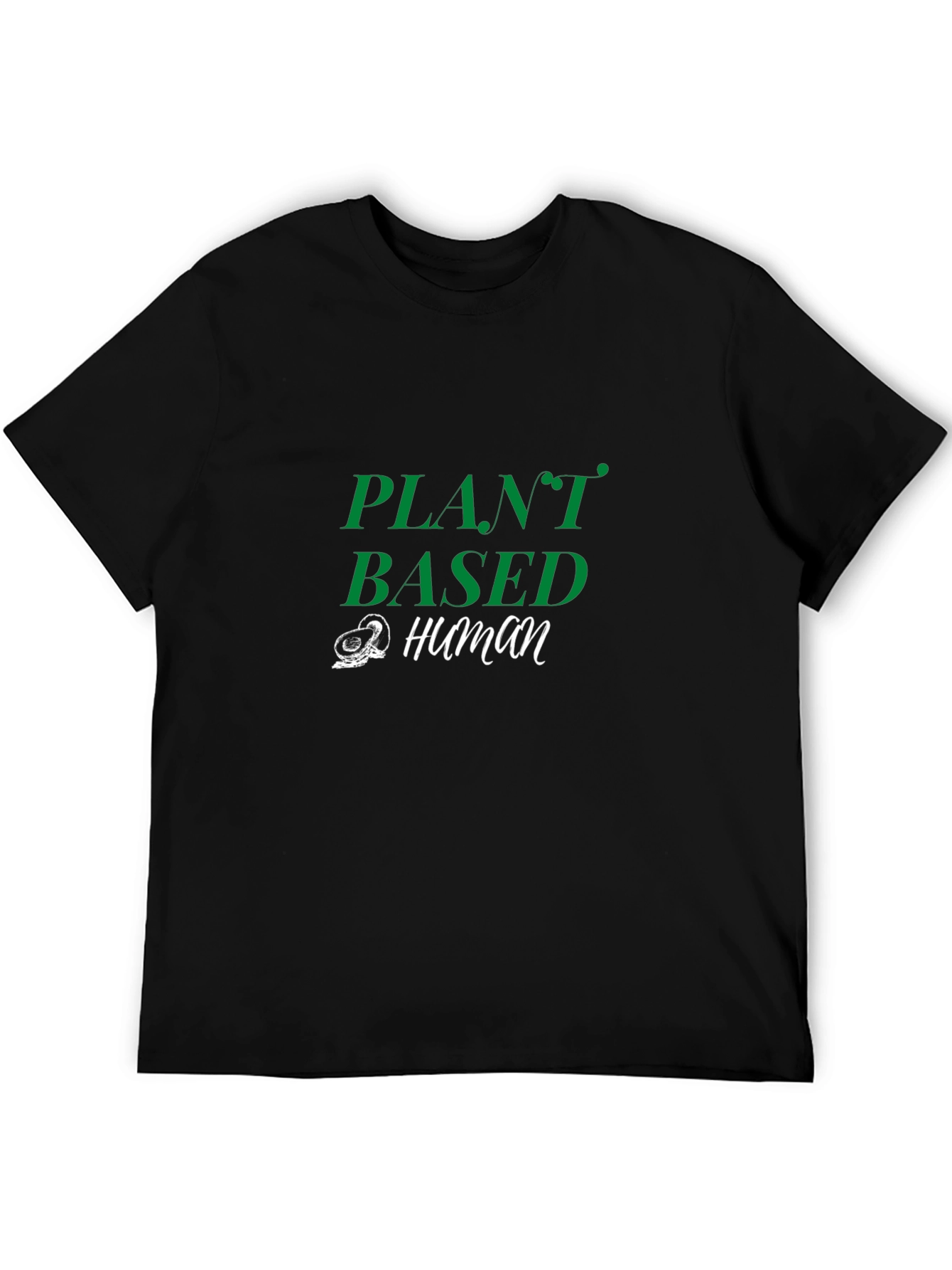 Plant Based Human Graphic Tee - Vegan Lifestyle Shirt