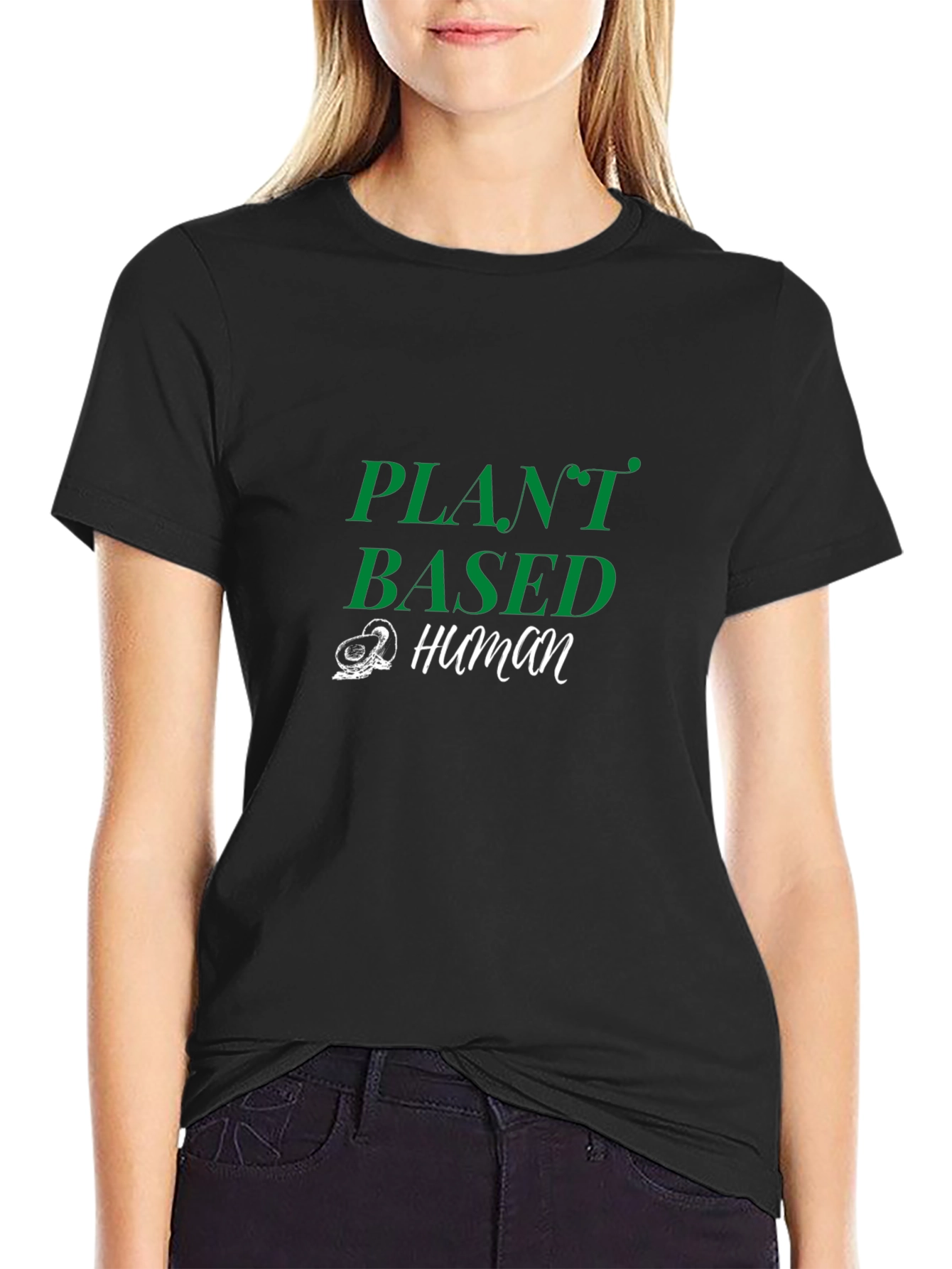 Plant Based Human Graphic Tee - Vegan Lifestyle Shirt
