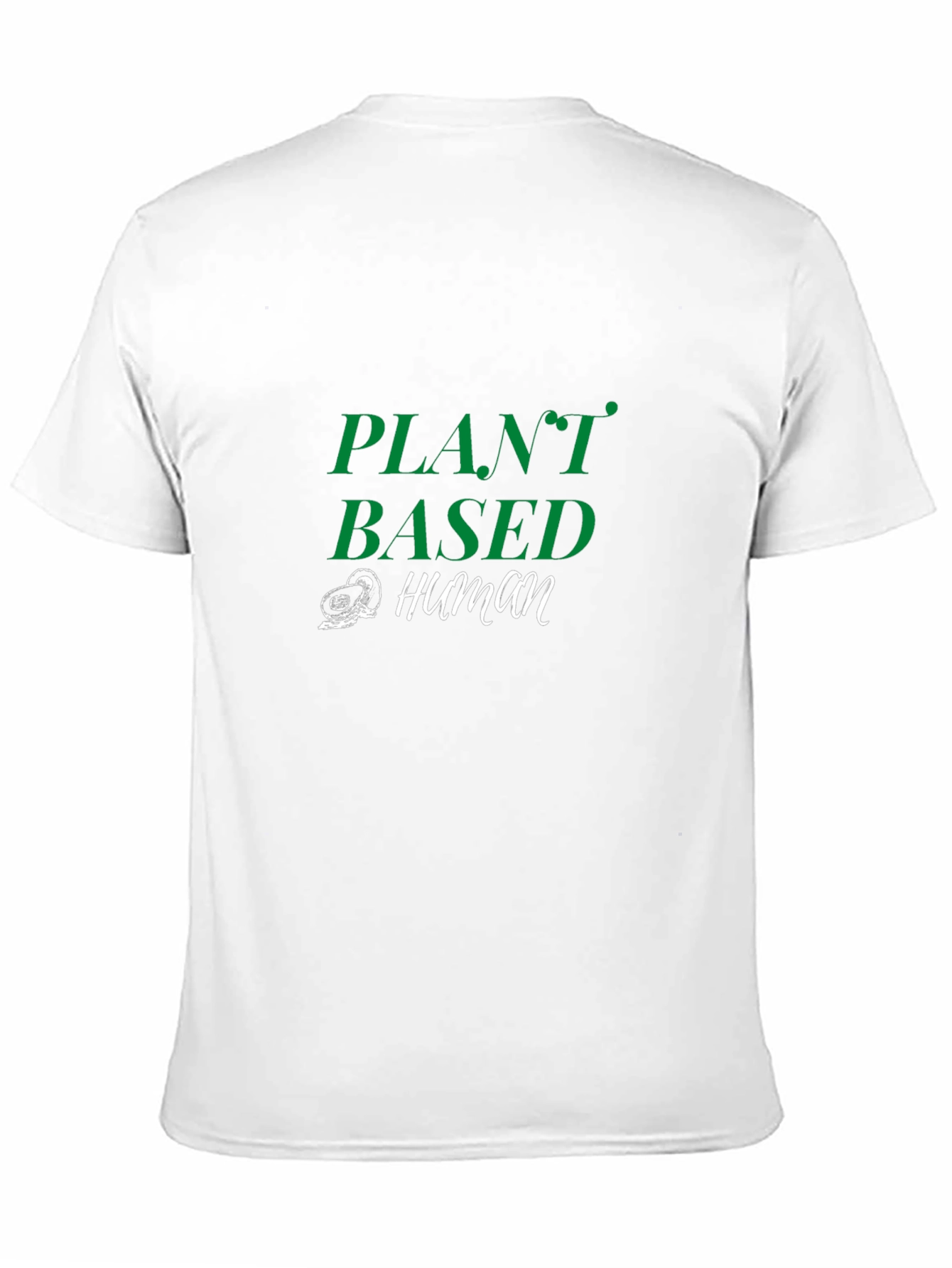Plant Based Human Graphic Tee - Vegan Lifestyle Shirt