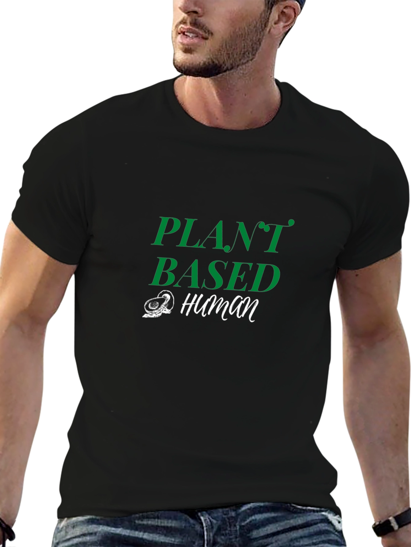 Plant Based Human Graphic Tee - Vegan Lifestyle Shirt