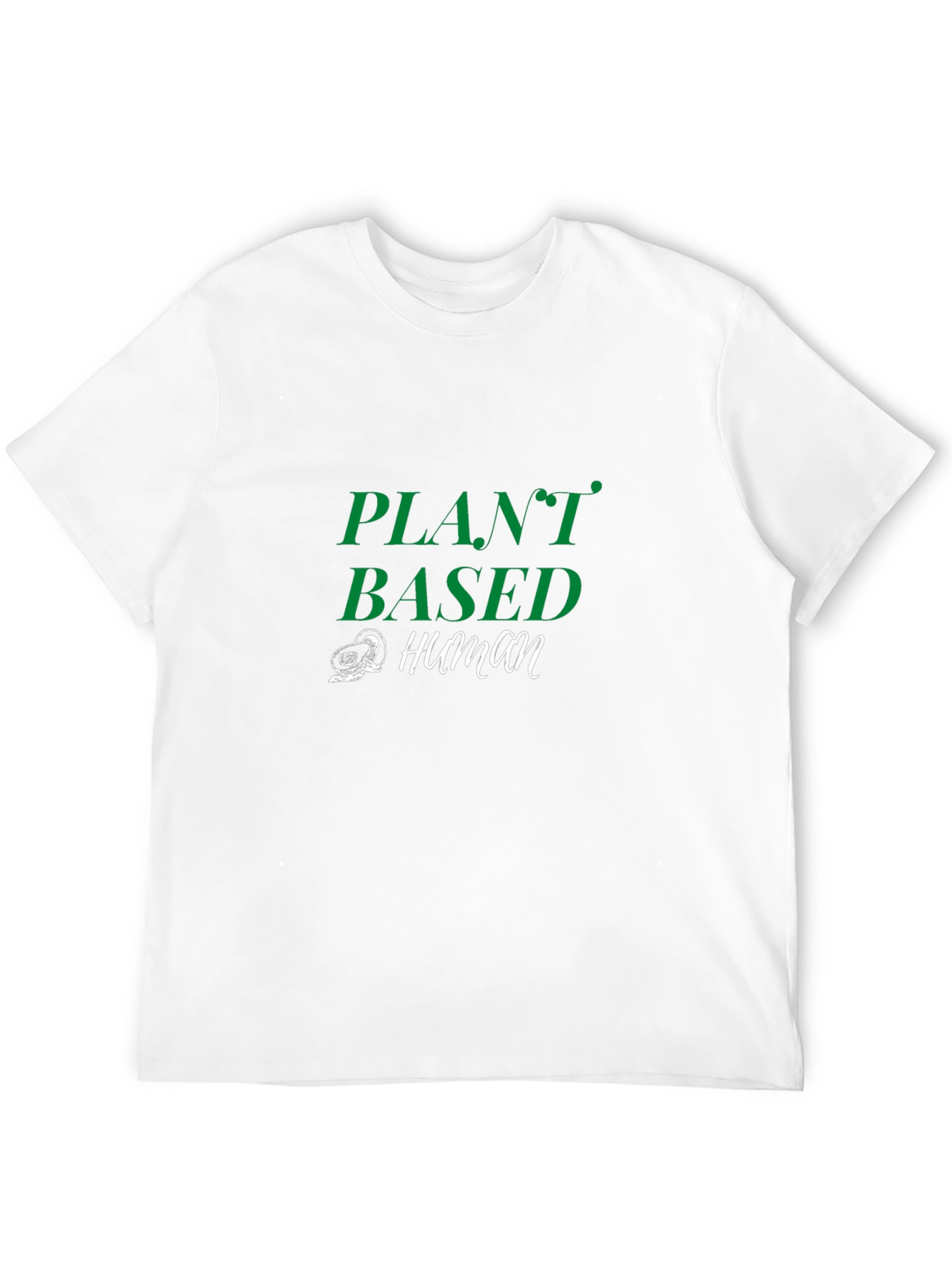 Plant Based Human Graphic Tee - Vegan Lifestyle Shirt