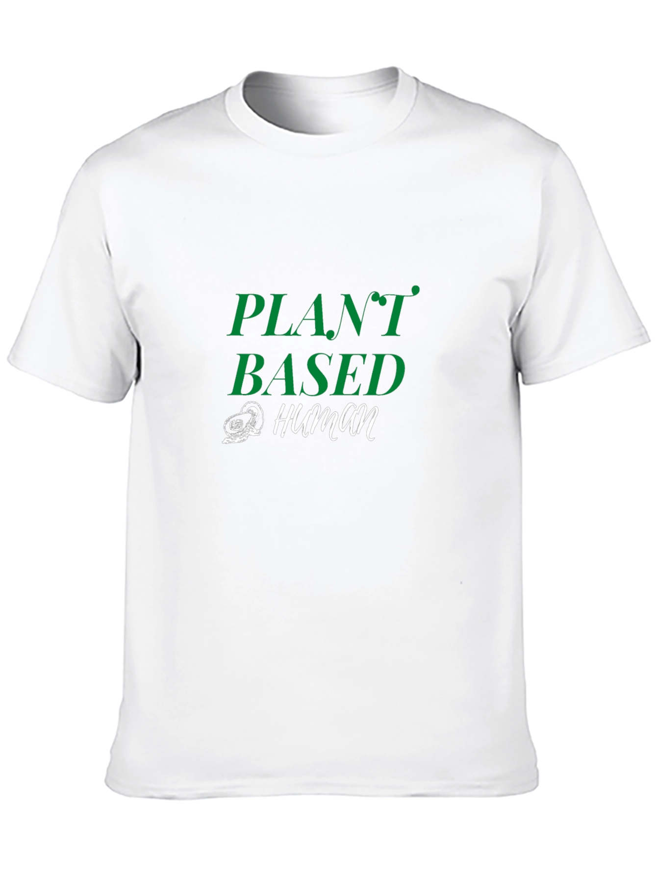 Plant Based Human Graphic Tee - Vegan Lifestyle Shirt