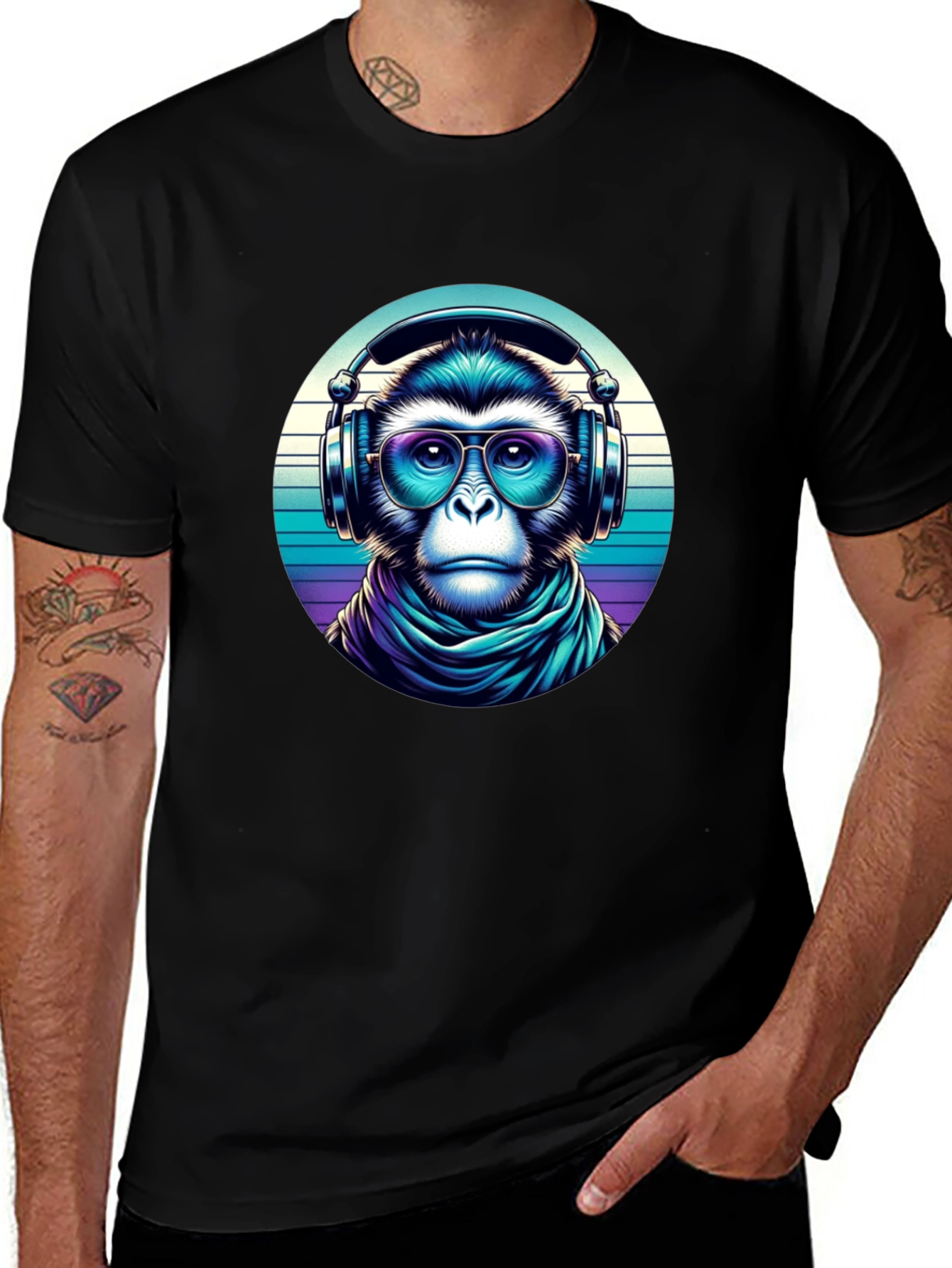 Cool Monkey Graphic Tee - Urban Style