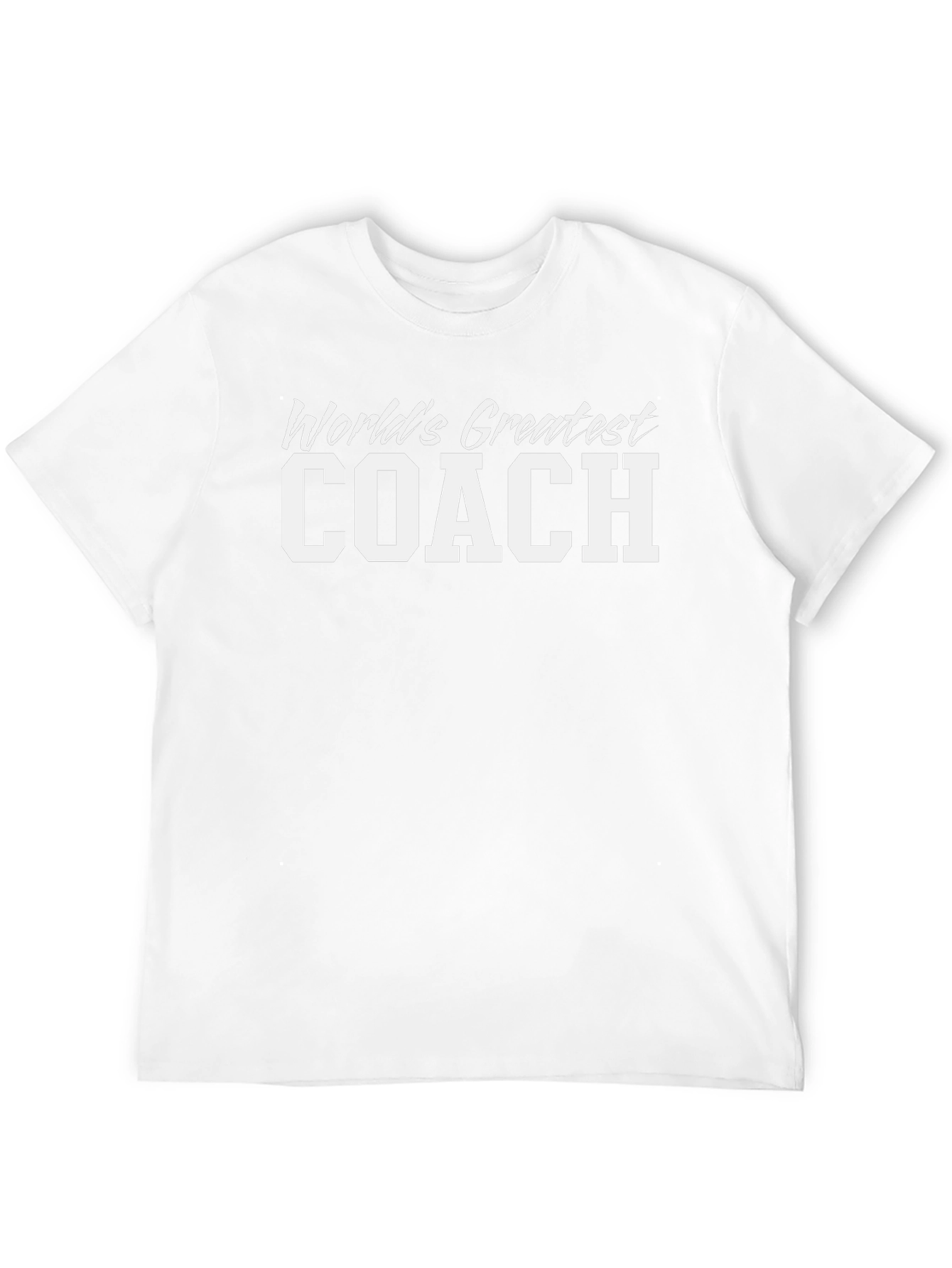 Worlds Greatest Coach T-Shirt - Black
