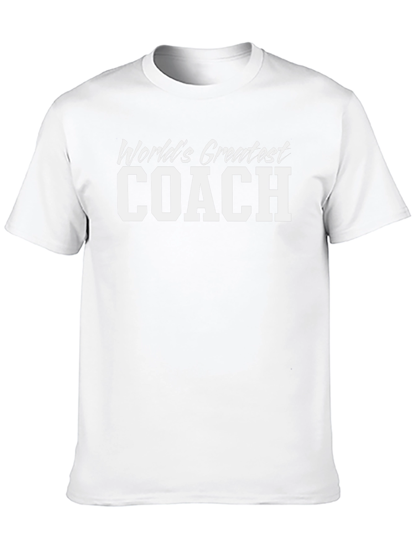 Worlds Greatest Coach T-Shirt - Black