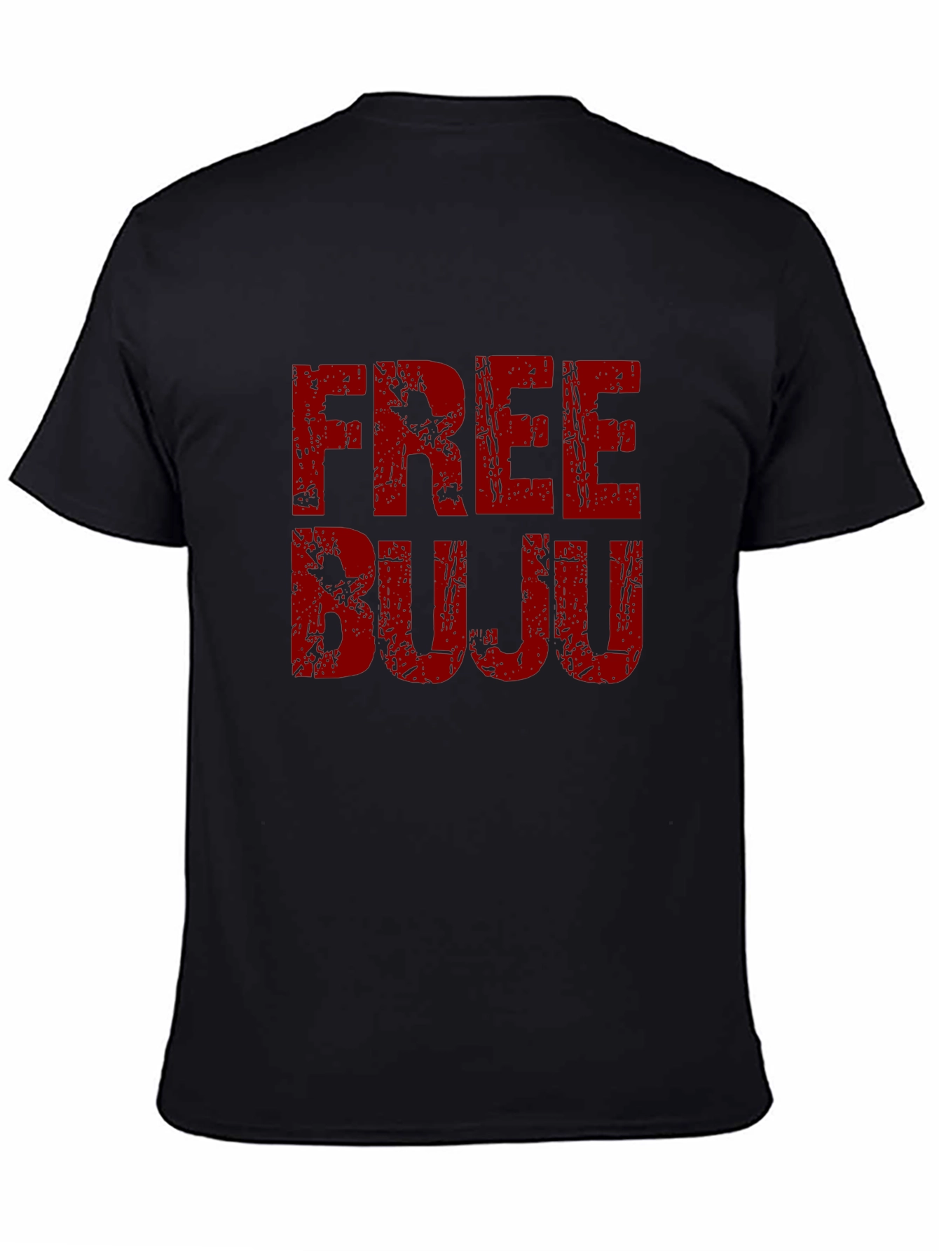 Free Buju Tee - Distressed Graphic T-Shirt