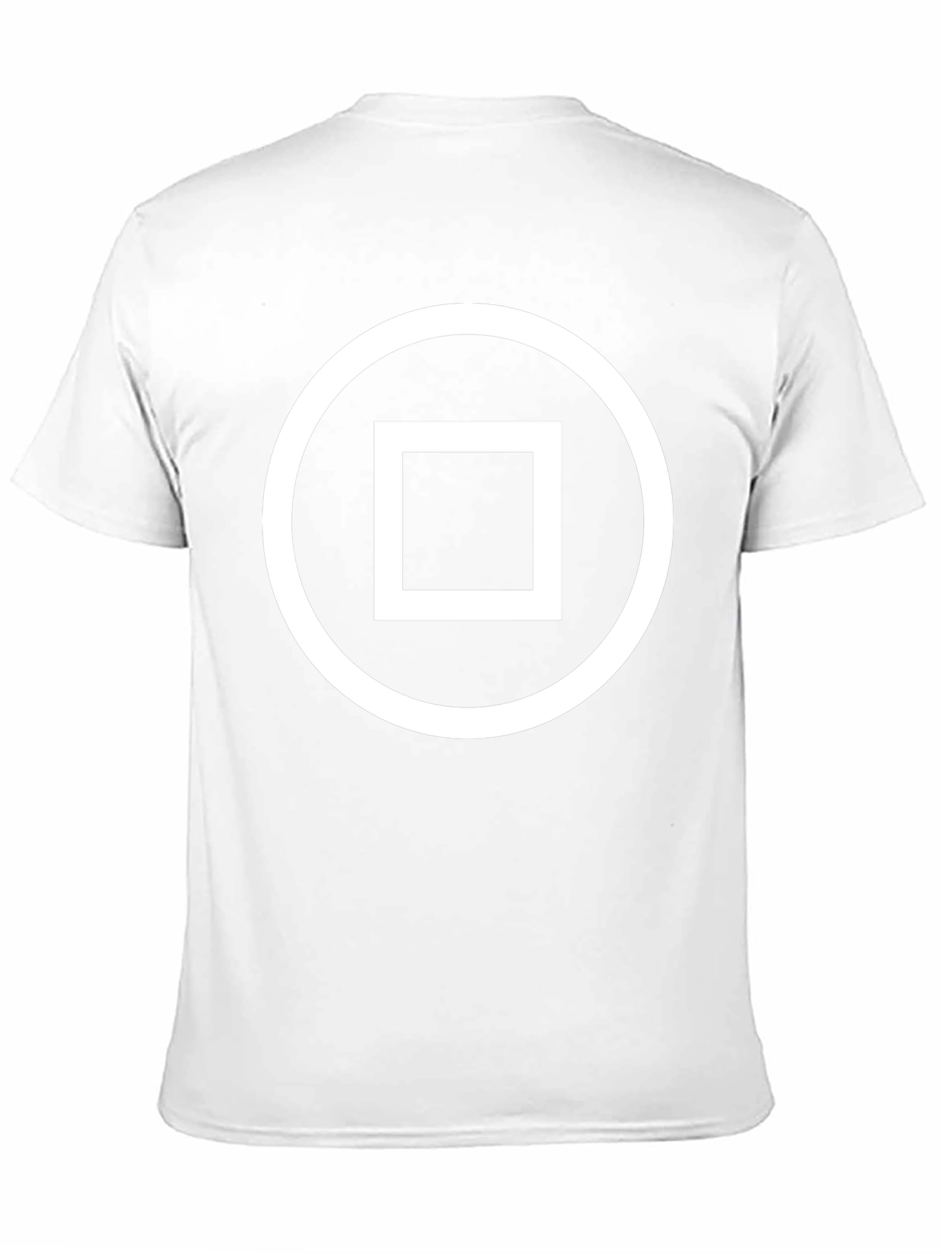 Geometric Design Black T-Shirt