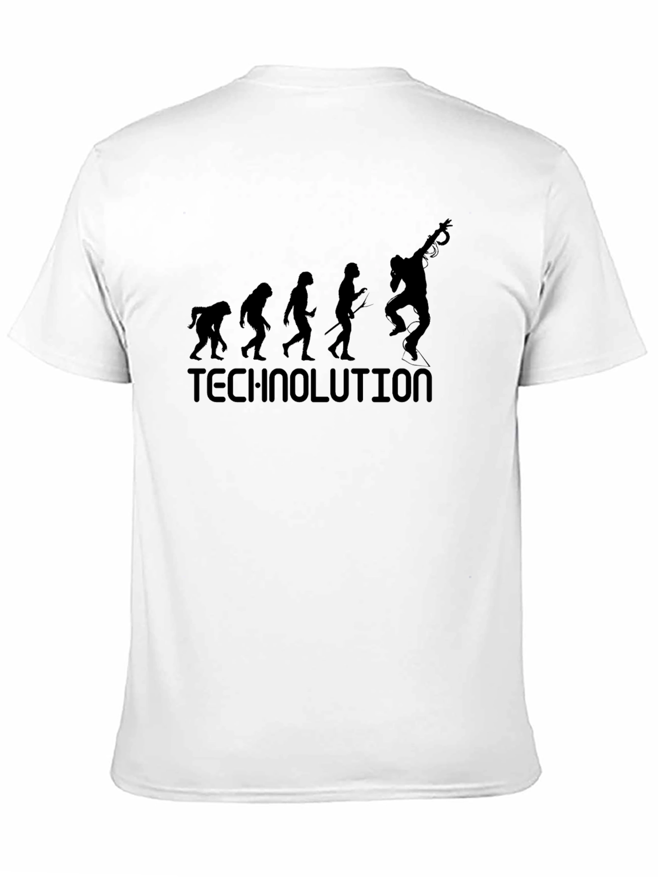 Technolution Evolution Black Graphic Tee