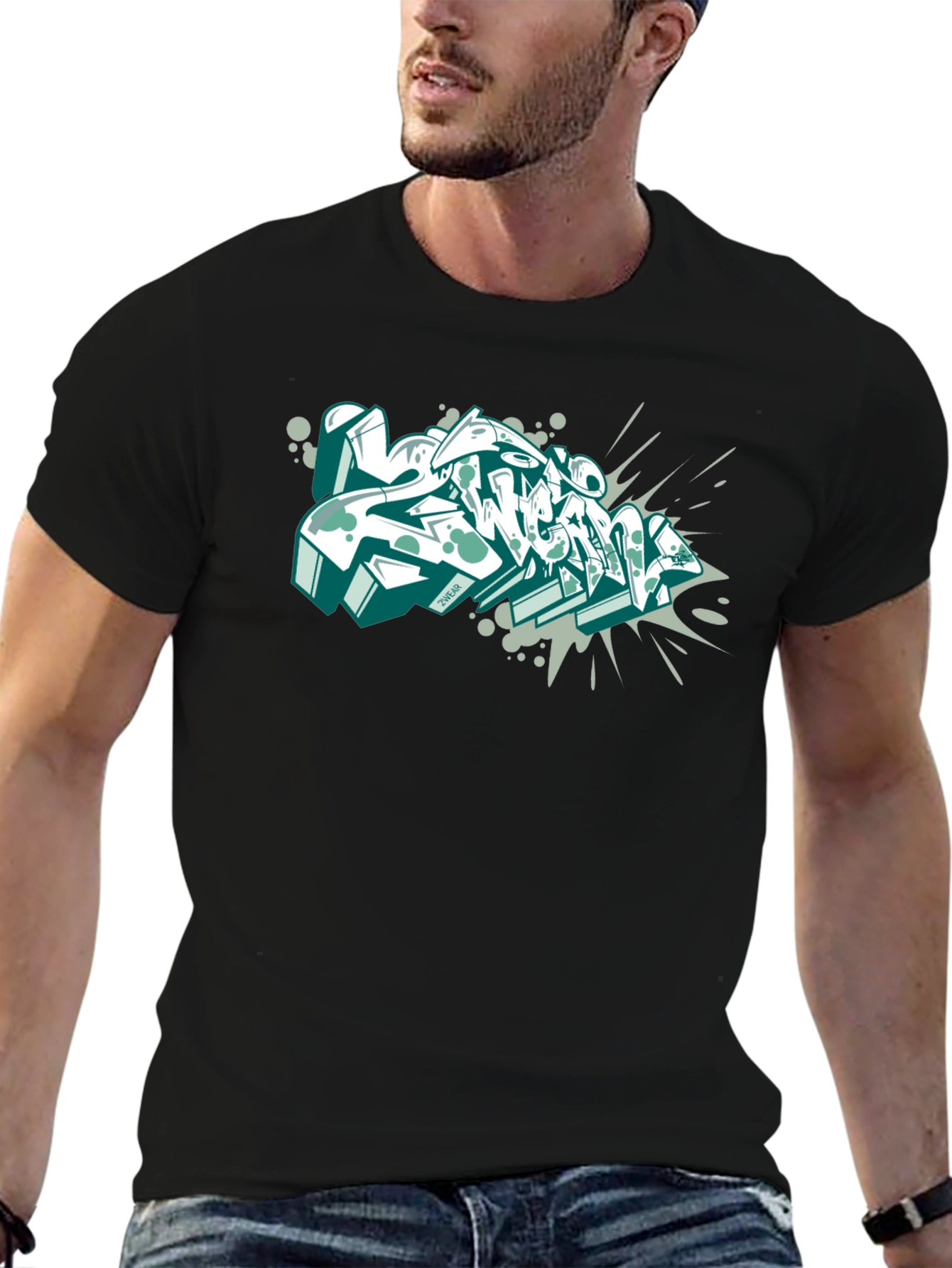 Urban Style Graphic Tee - Graffiti Art T-Shirt