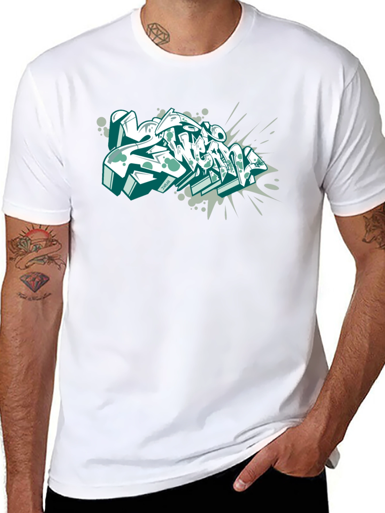 Urban Style Graphic Tee - Graffiti Art T-Shirt