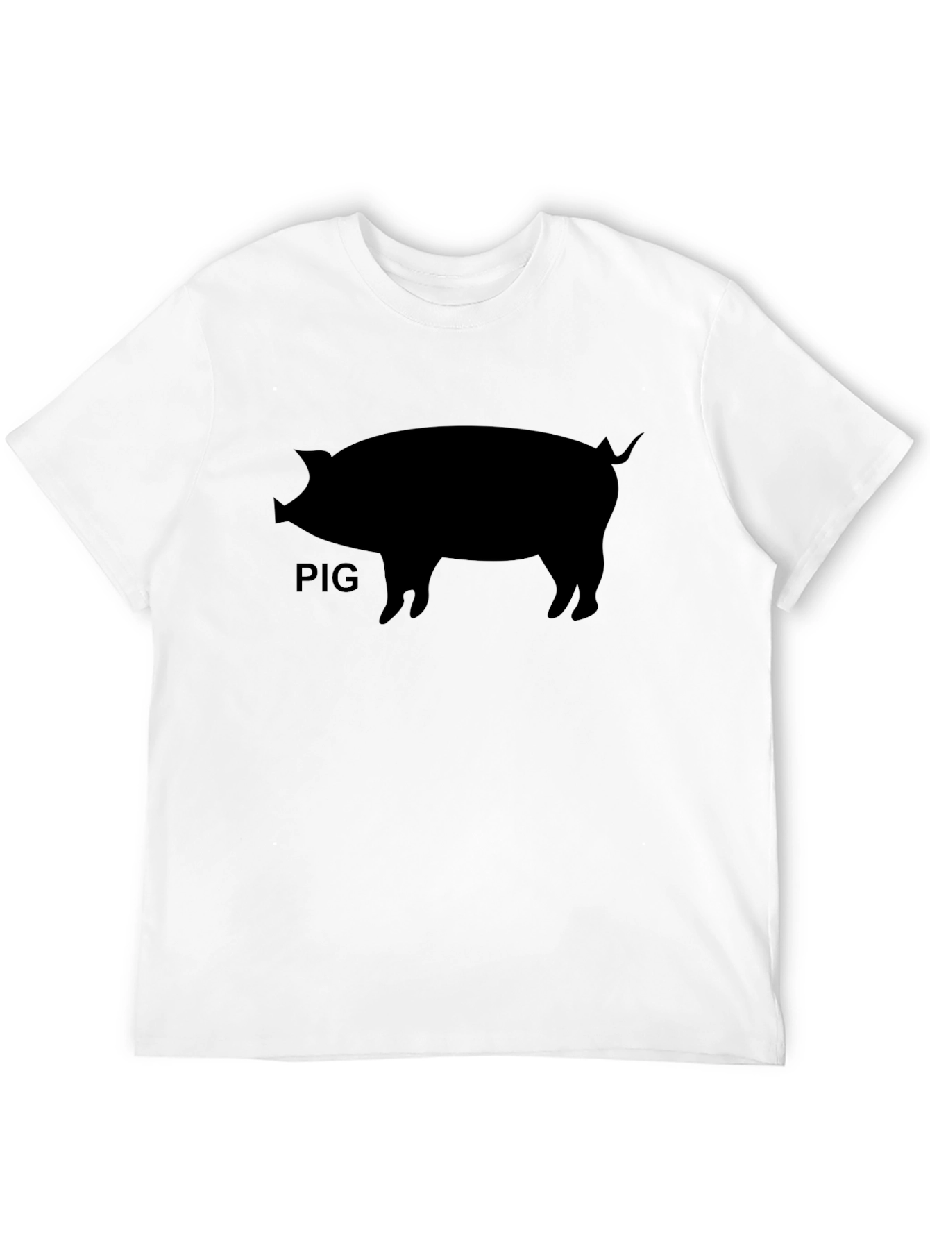 Black Pig Graphic Tee - Casual Style