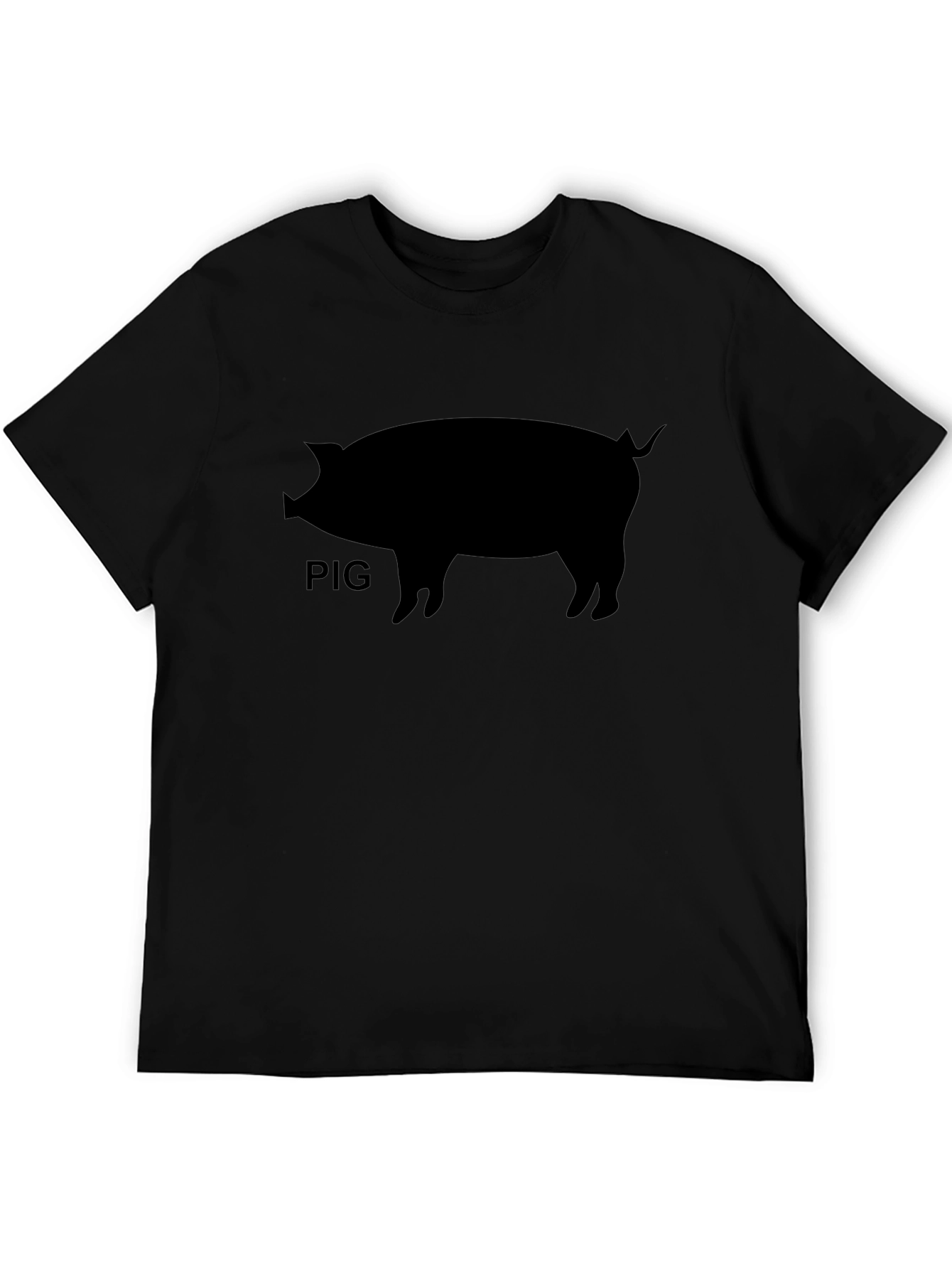 Black Pig Graphic Tee - Casual Style