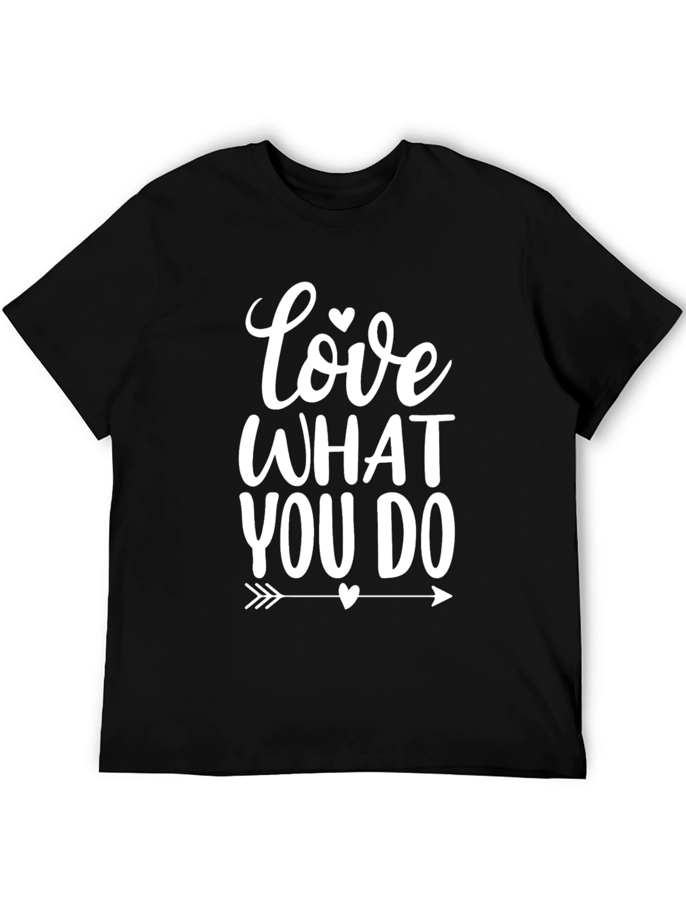 Love What You Do Black Graphic Tee