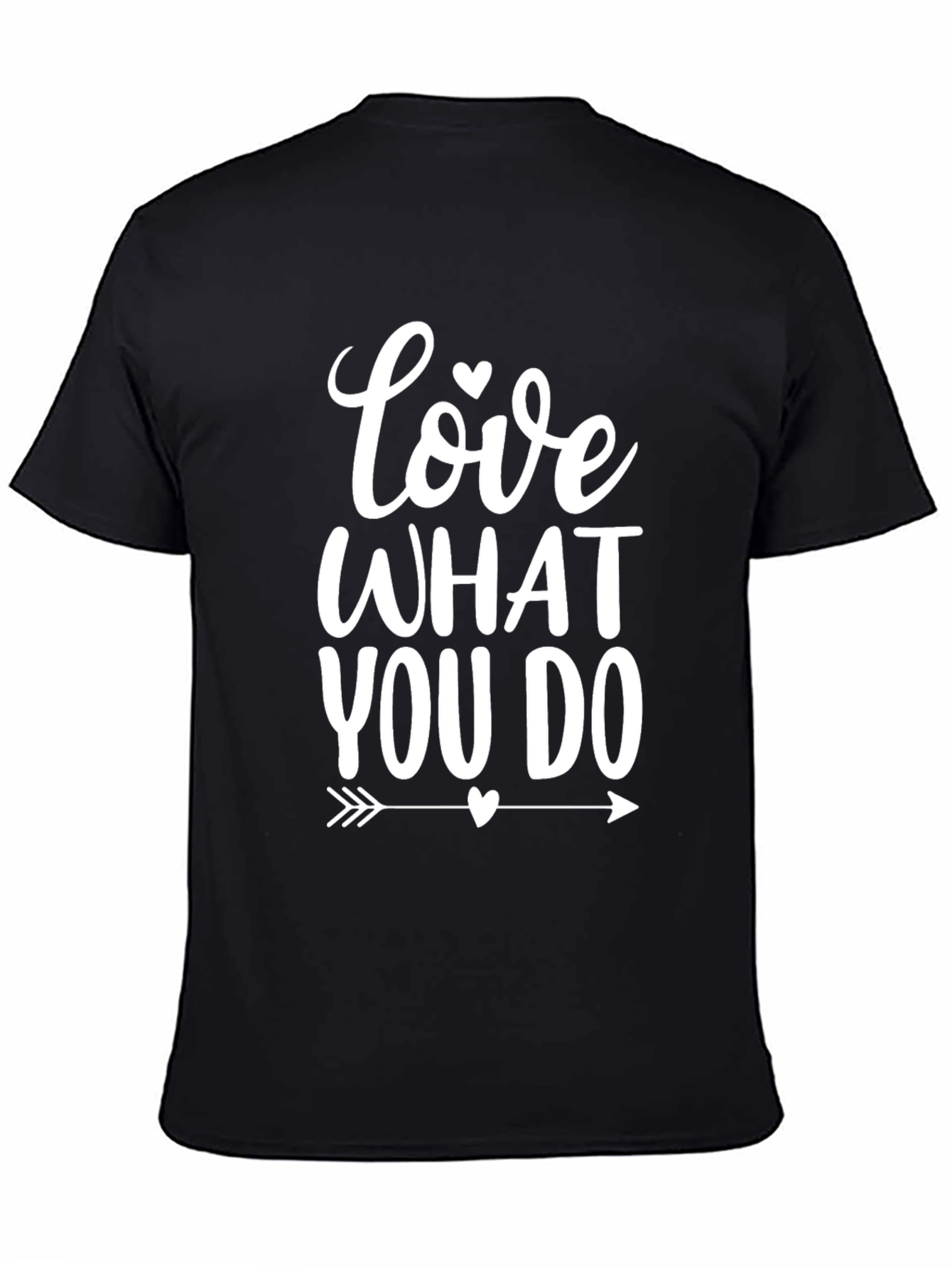 Love What You Do Black Graphic Tee