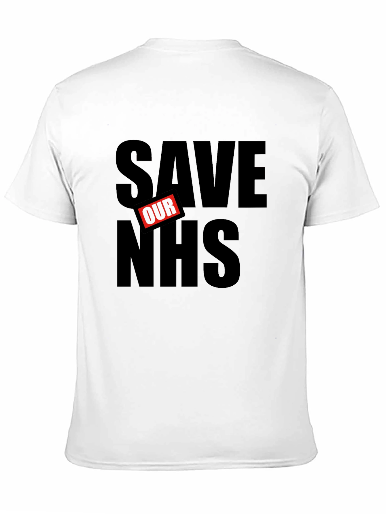 Save Our NHS Black Graphic Tee