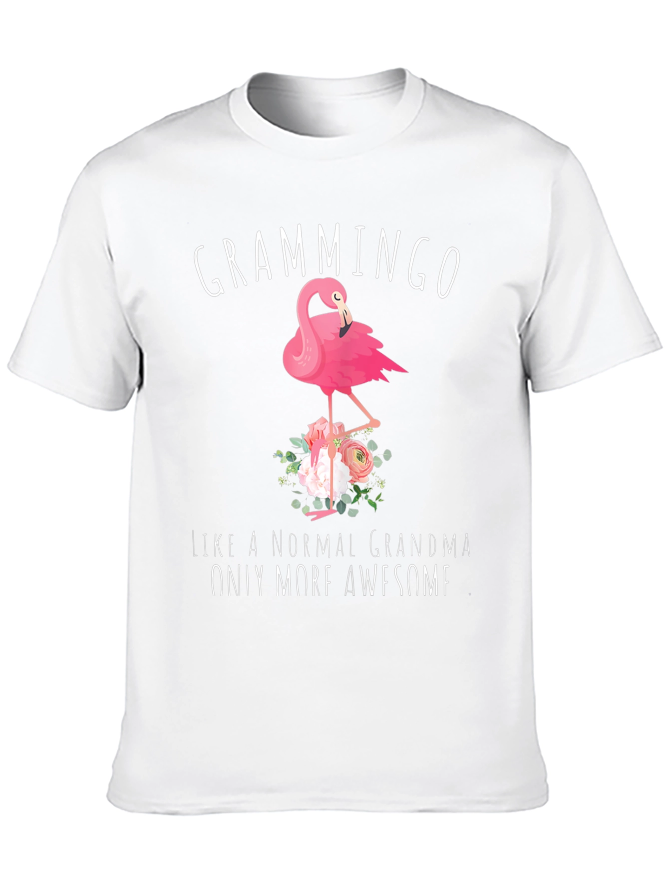 Grammingo T-Shirt - Awesome Grandma Flamingo Tee