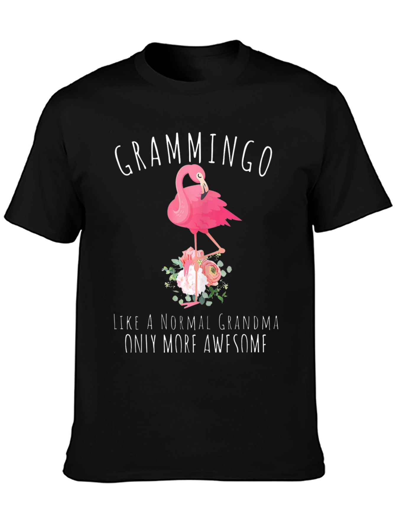 Grammingo T-Shirt - Awesome Grandma Flamingo Tee