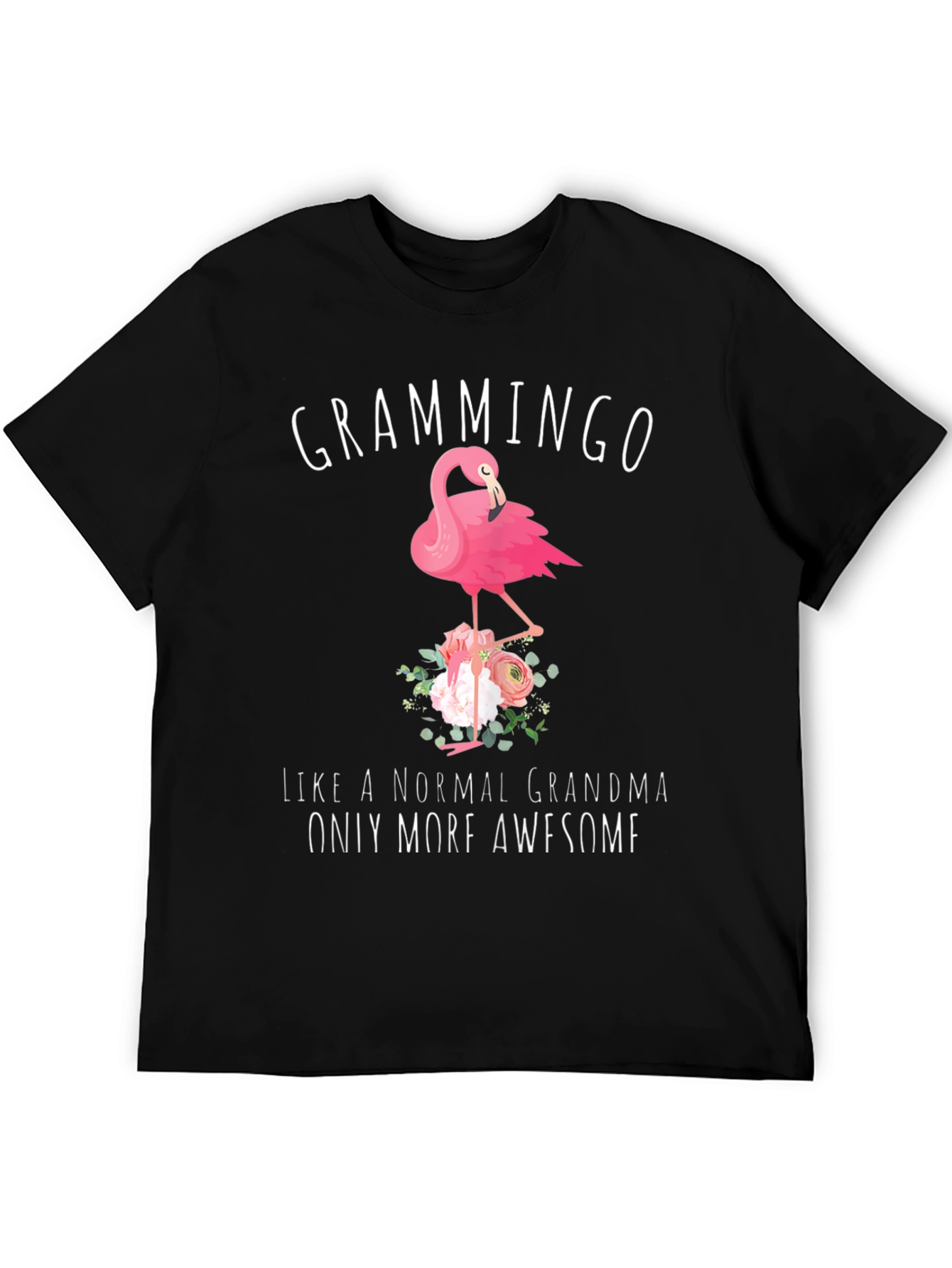 Grammingo T-Shirt - Awesome Grandma Flamingo Tee