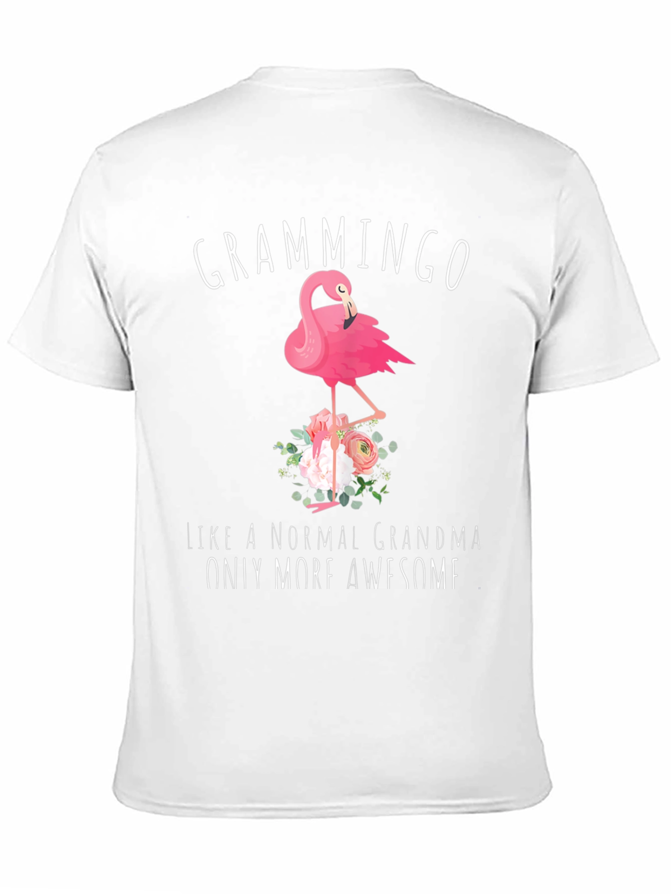 Grammingo T-Shirt - Awesome Grandma Flamingo Tee