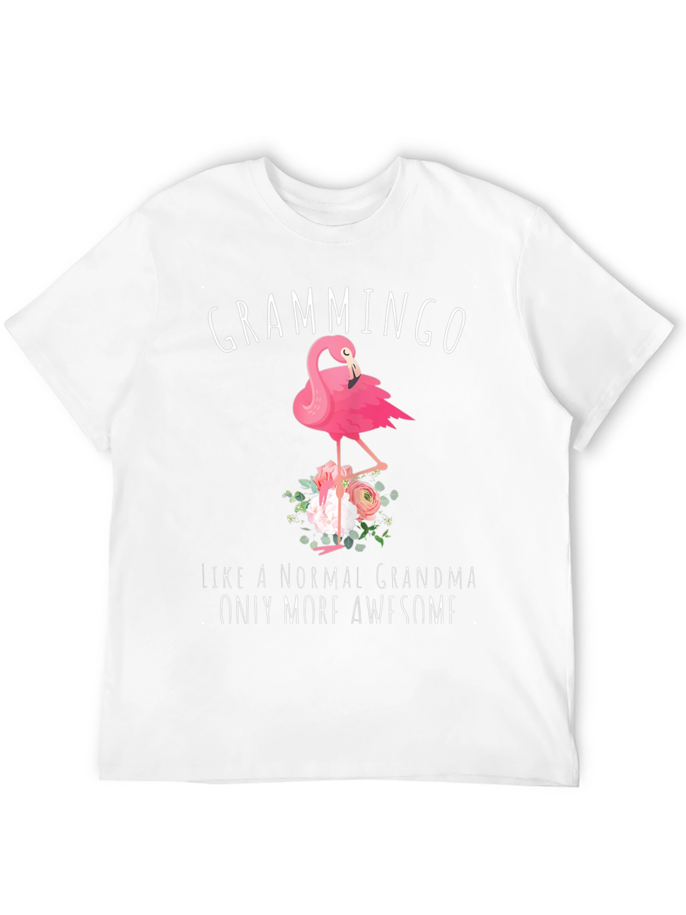 Grammingo T-Shirt - Awesome Grandma Flamingo Tee